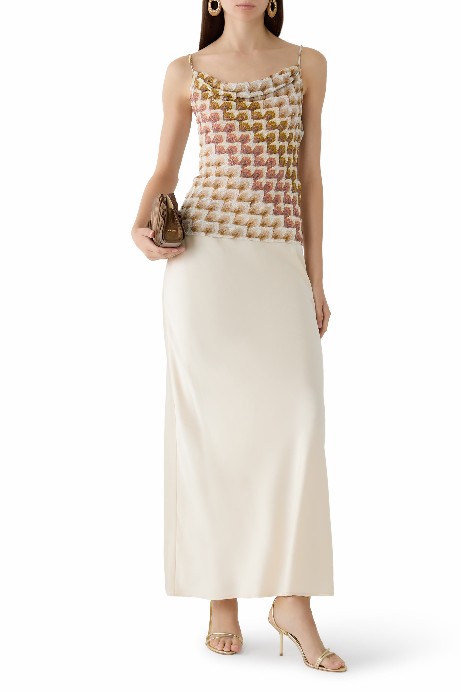  Laced Raschel Sleeveless Top 