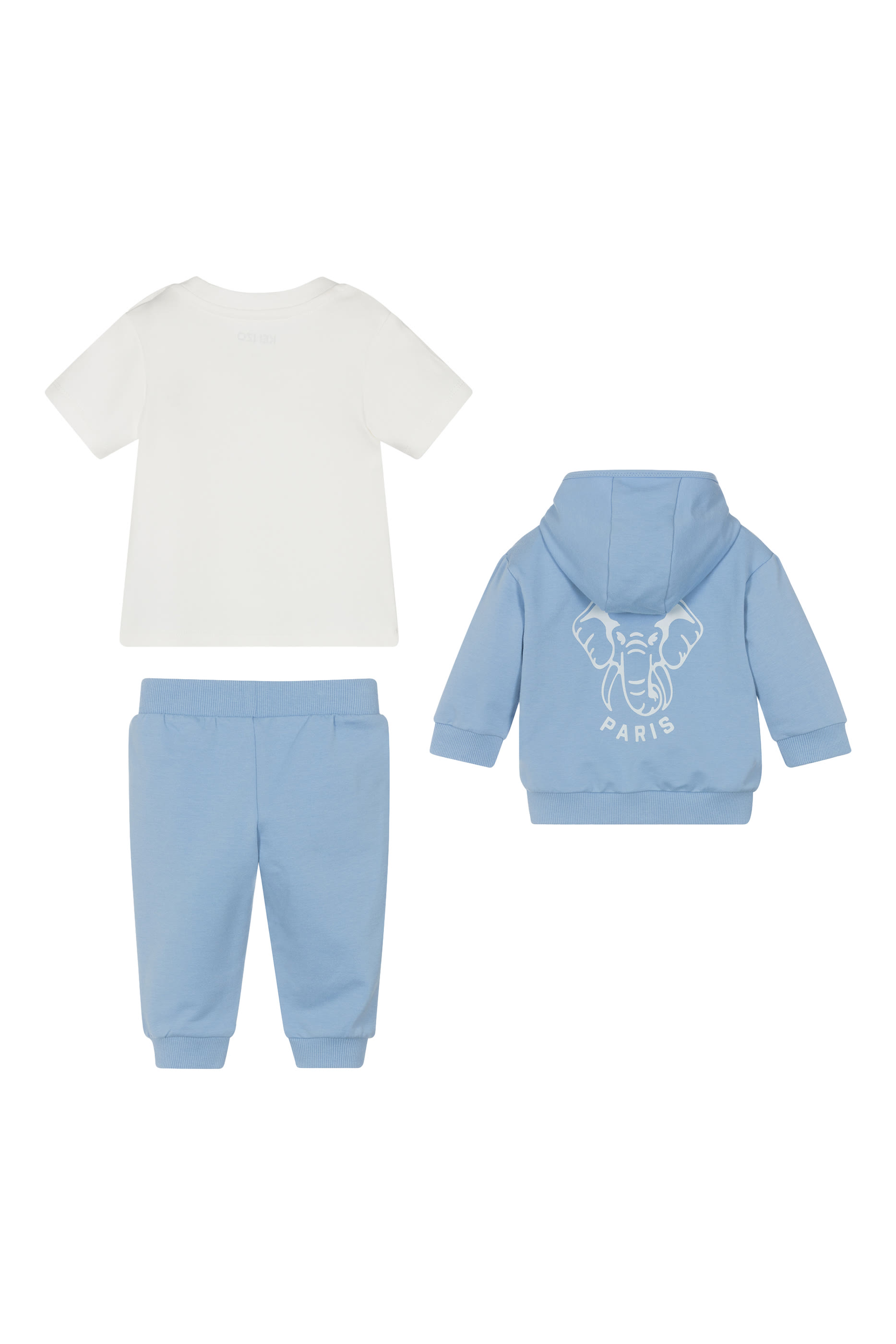 Kids Cotton T-Shirt, Trousers & Cardigan Set