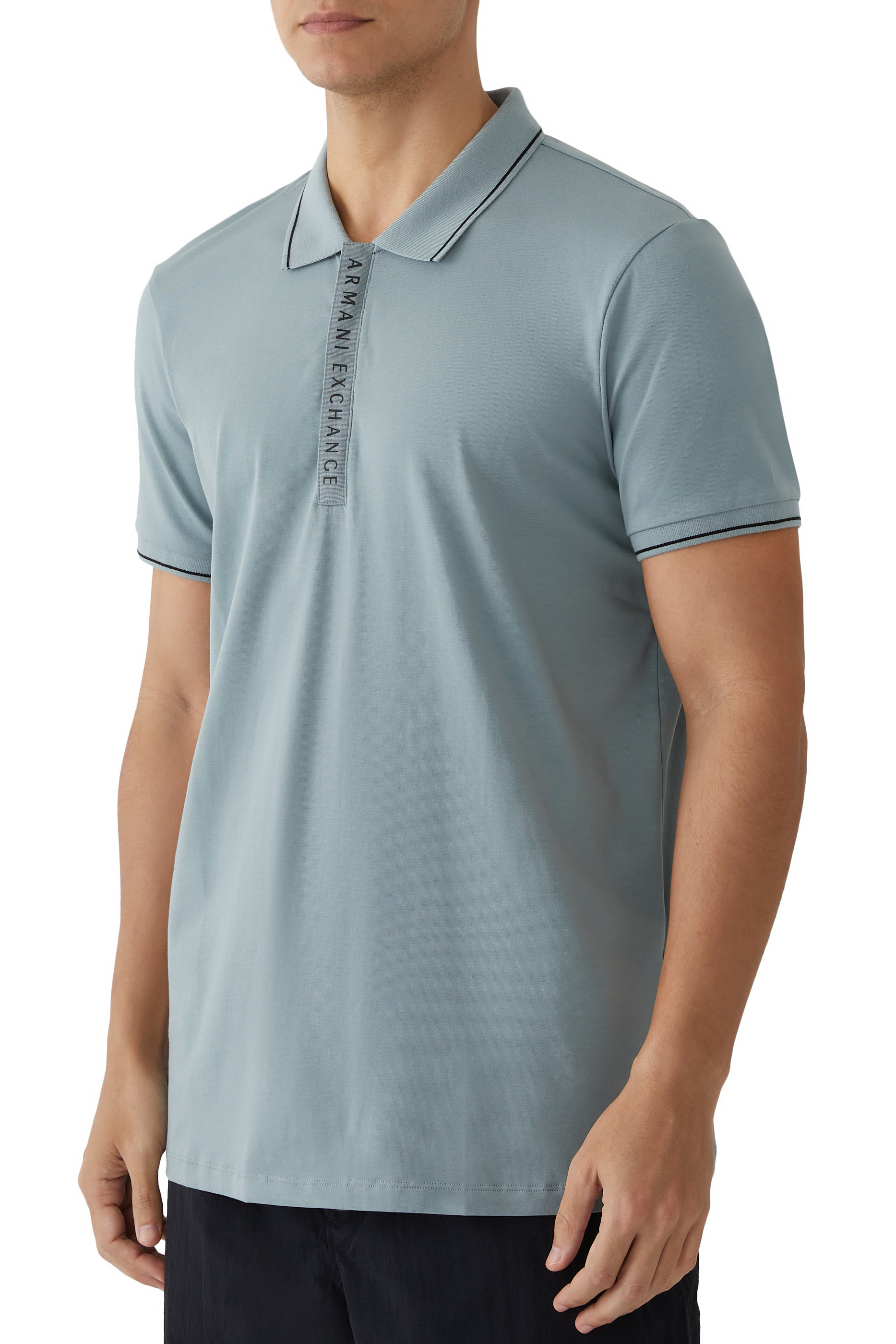 Contrasting Logo Polo Shirt