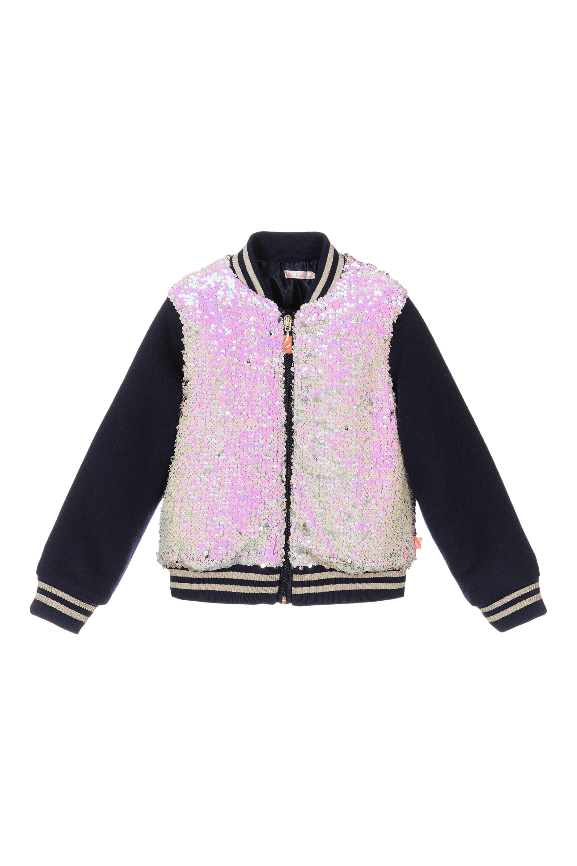 Kids Sequin-Embellished Bomber Jacket
