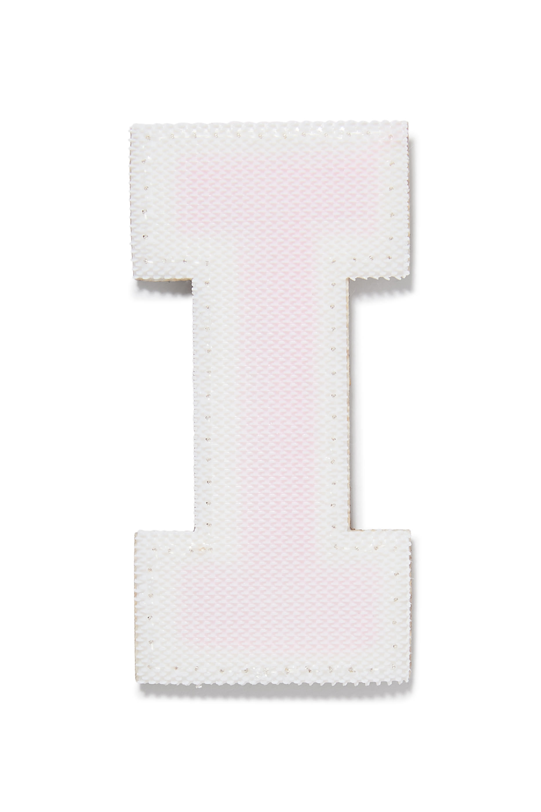 Kids 3" Chenille Sparkle I Letter Patch