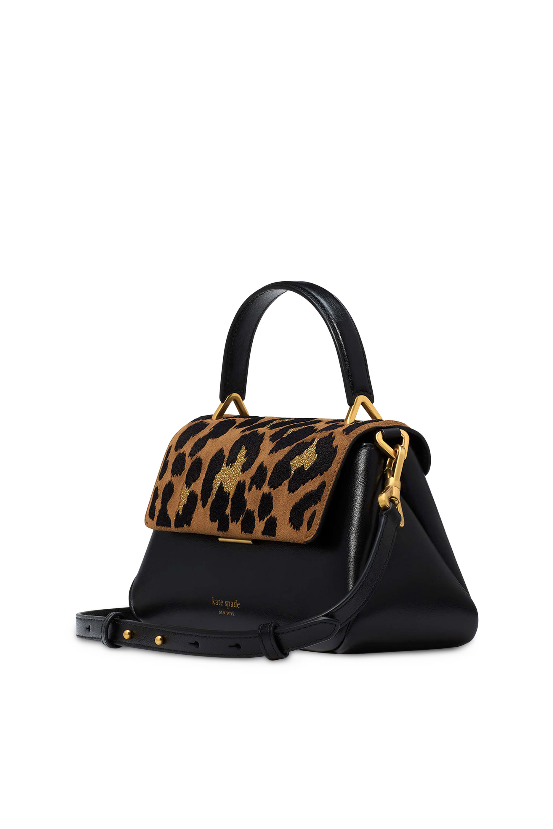 Grace Leopard Suede Shoulder Bag
