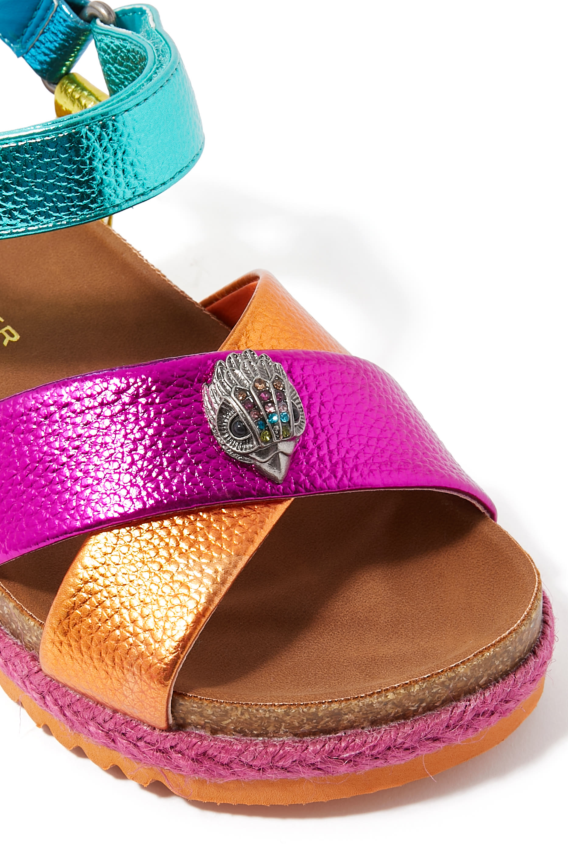 Kids Mini Kensington Espadrille Leather Sandals