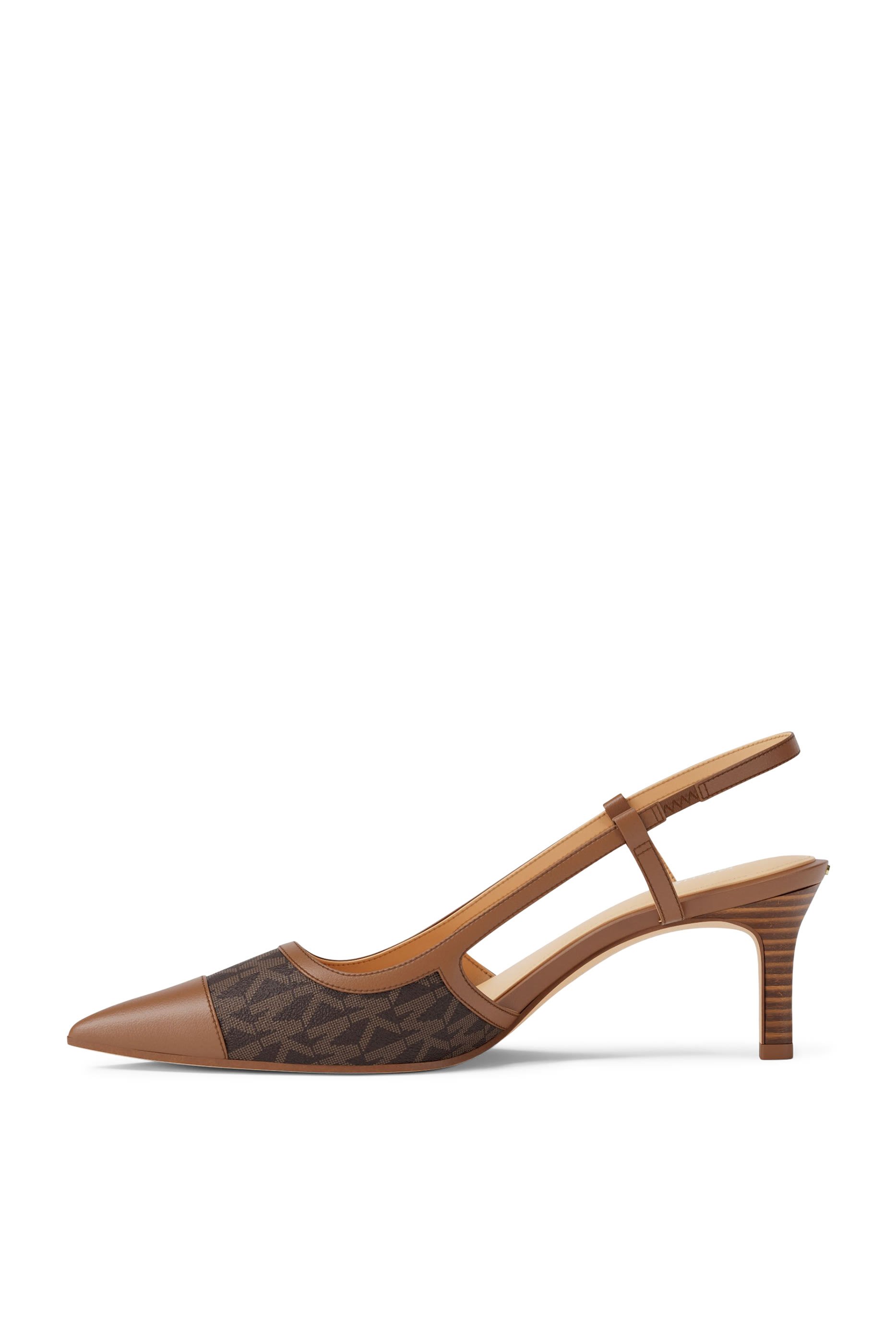Alora 65 Signature Logo Slingback Pumps