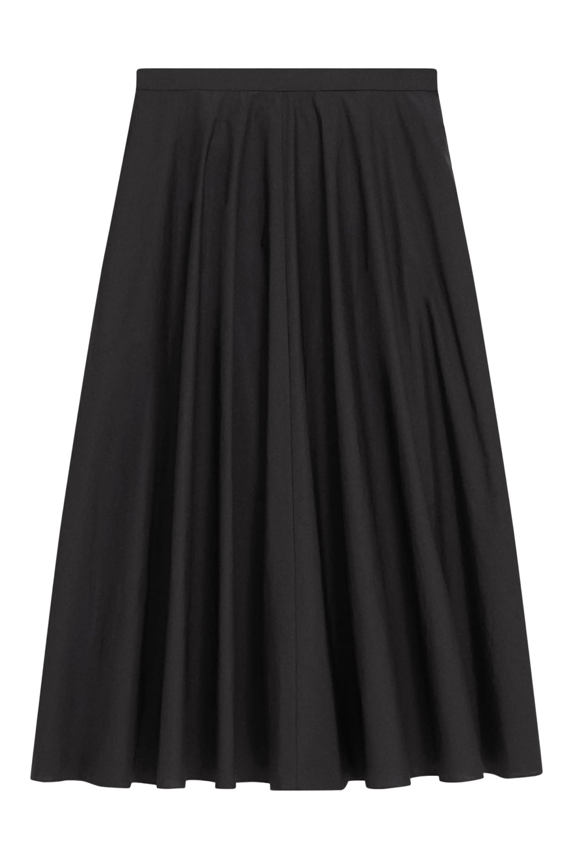 Full Midi Crepe Skirt