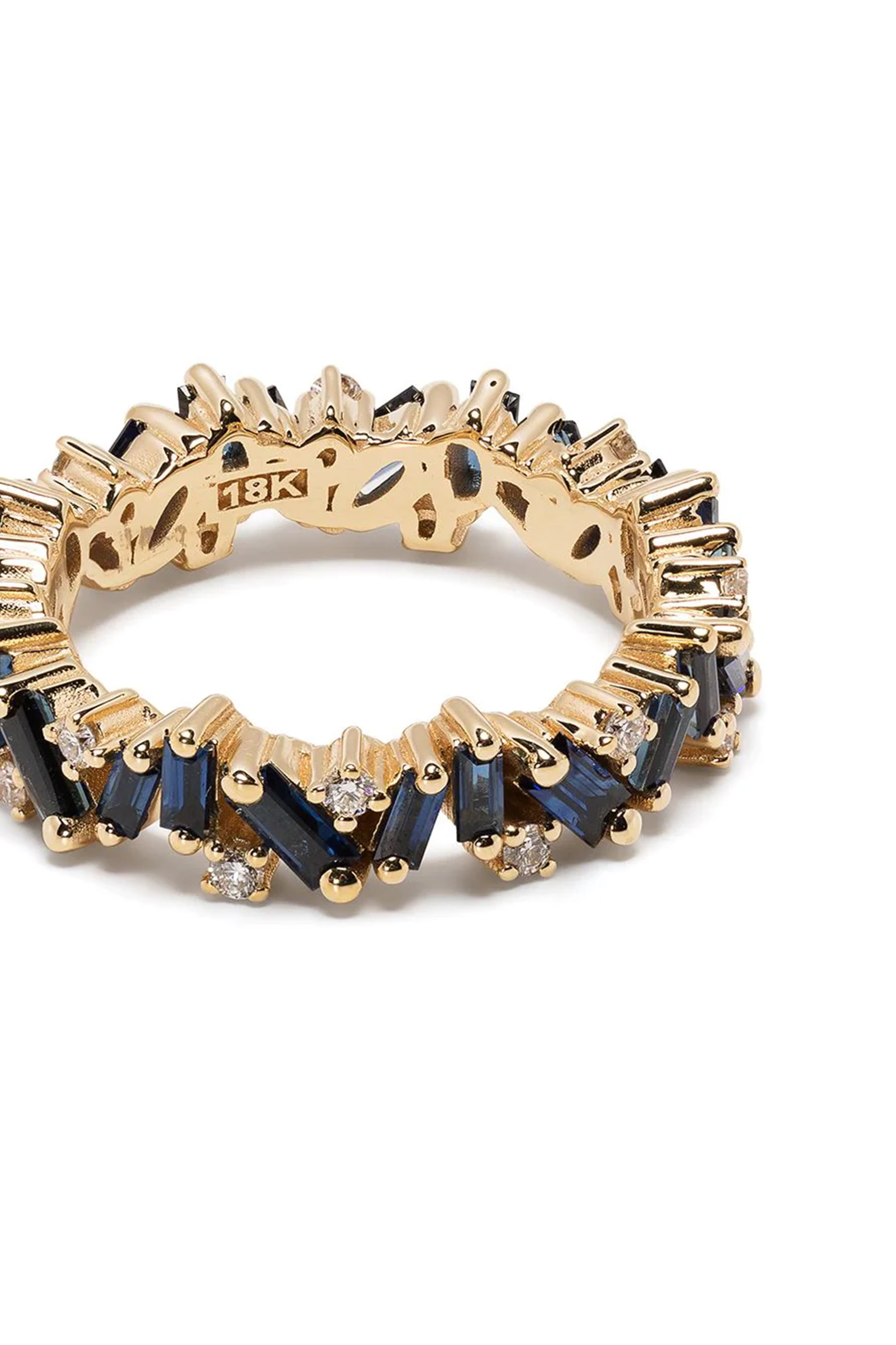 Blue Sapphire Bliss Ring, 18k Yellow Gold