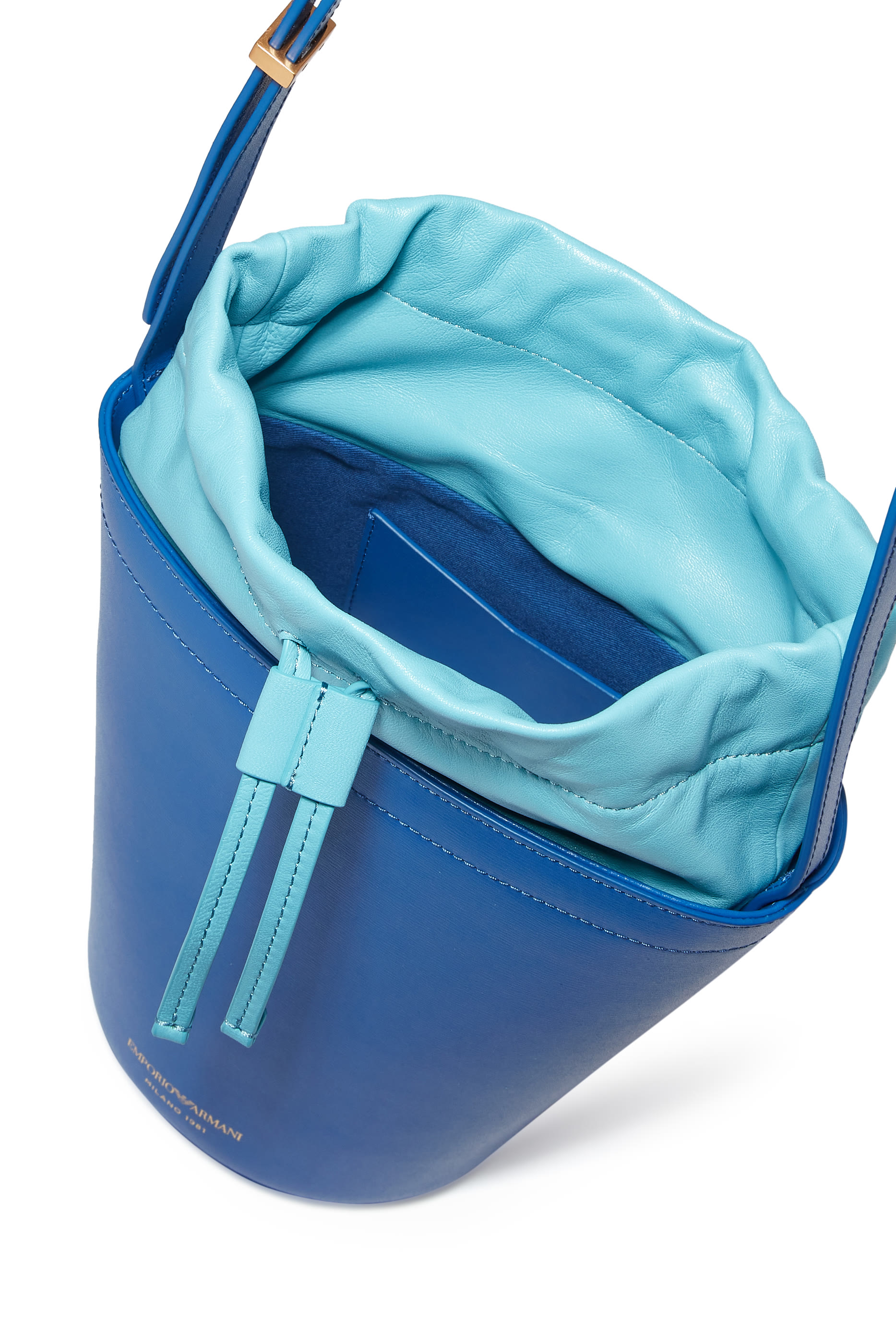 Patty Palmellato Leather Bucket Bag