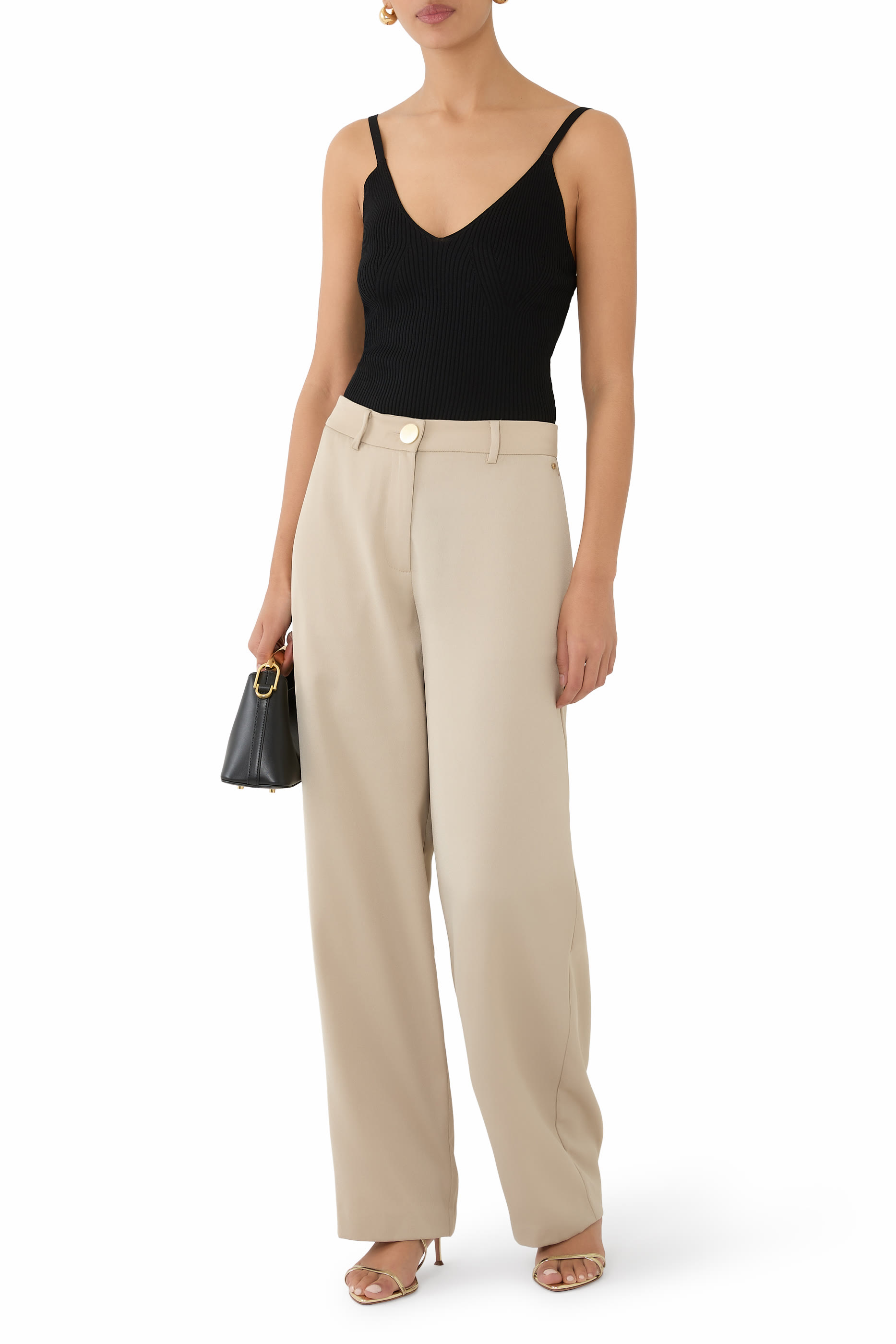 Occasionwear V-Neck Sleeveless Knitwear