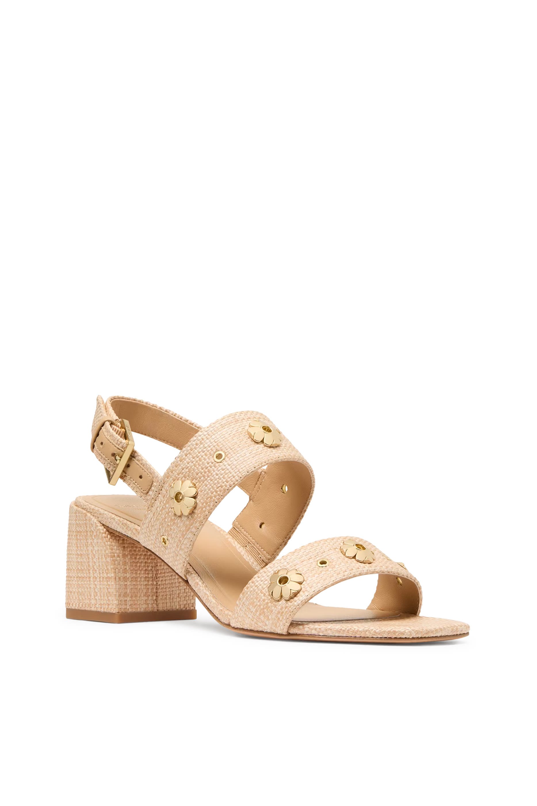  Spade Flower Stud 55 Block Heels 