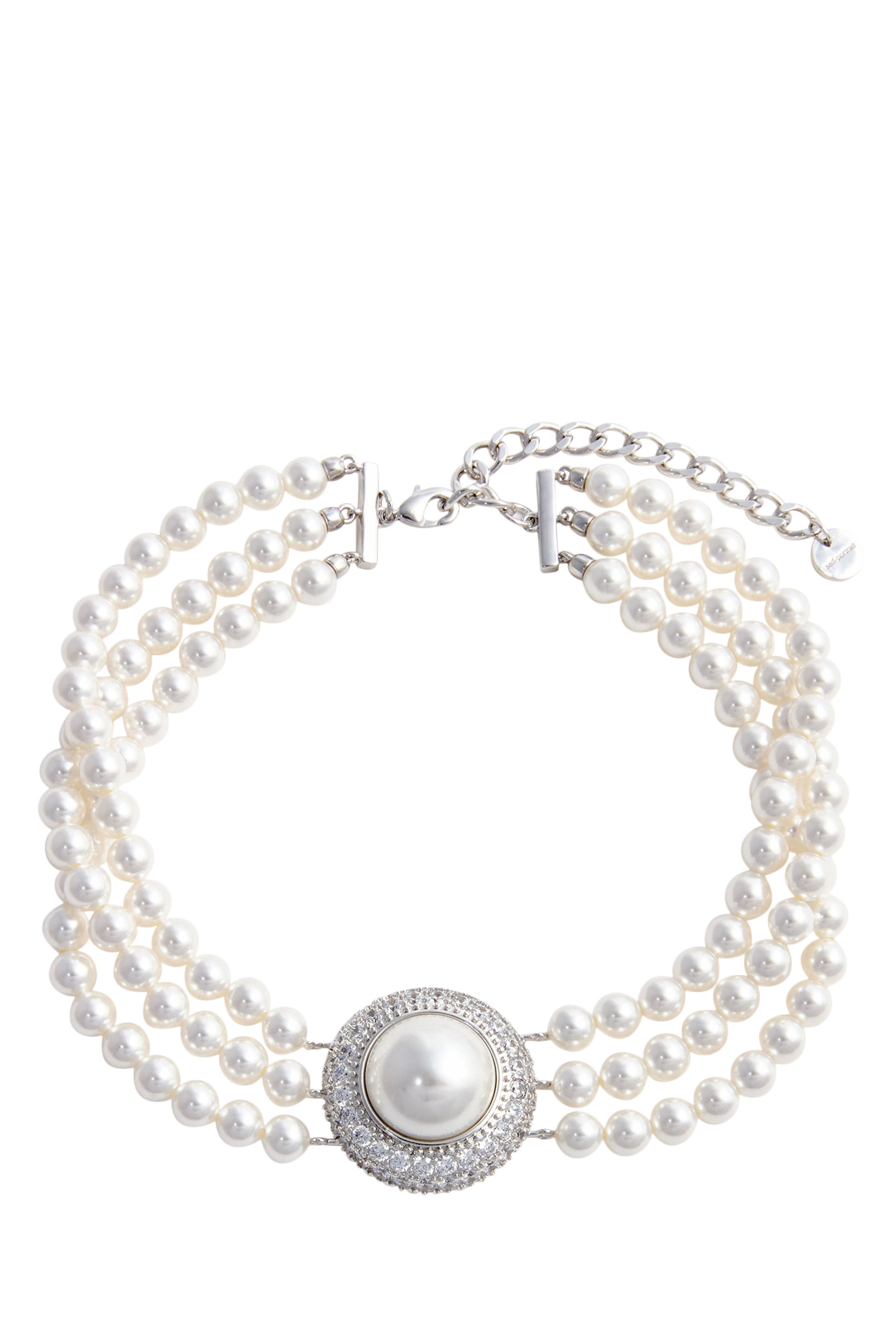 Small Crystal Pearl Choker