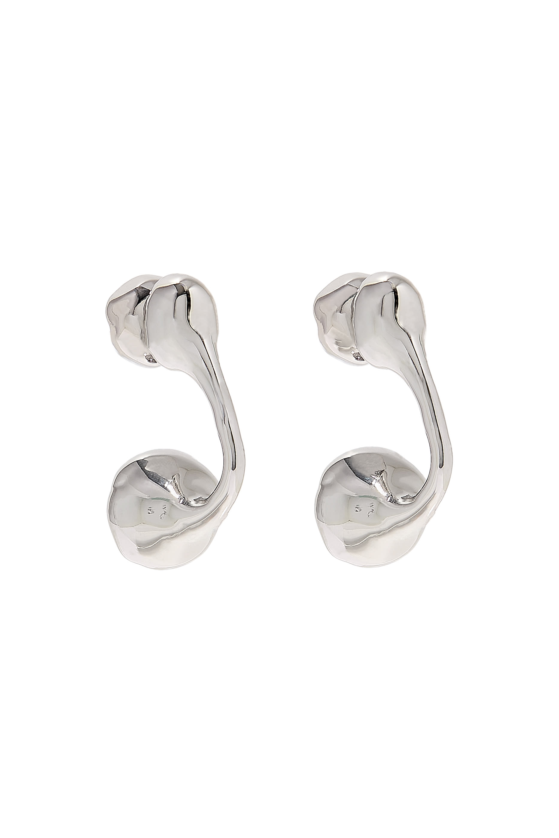 Asterales Molten Front Back Earrings