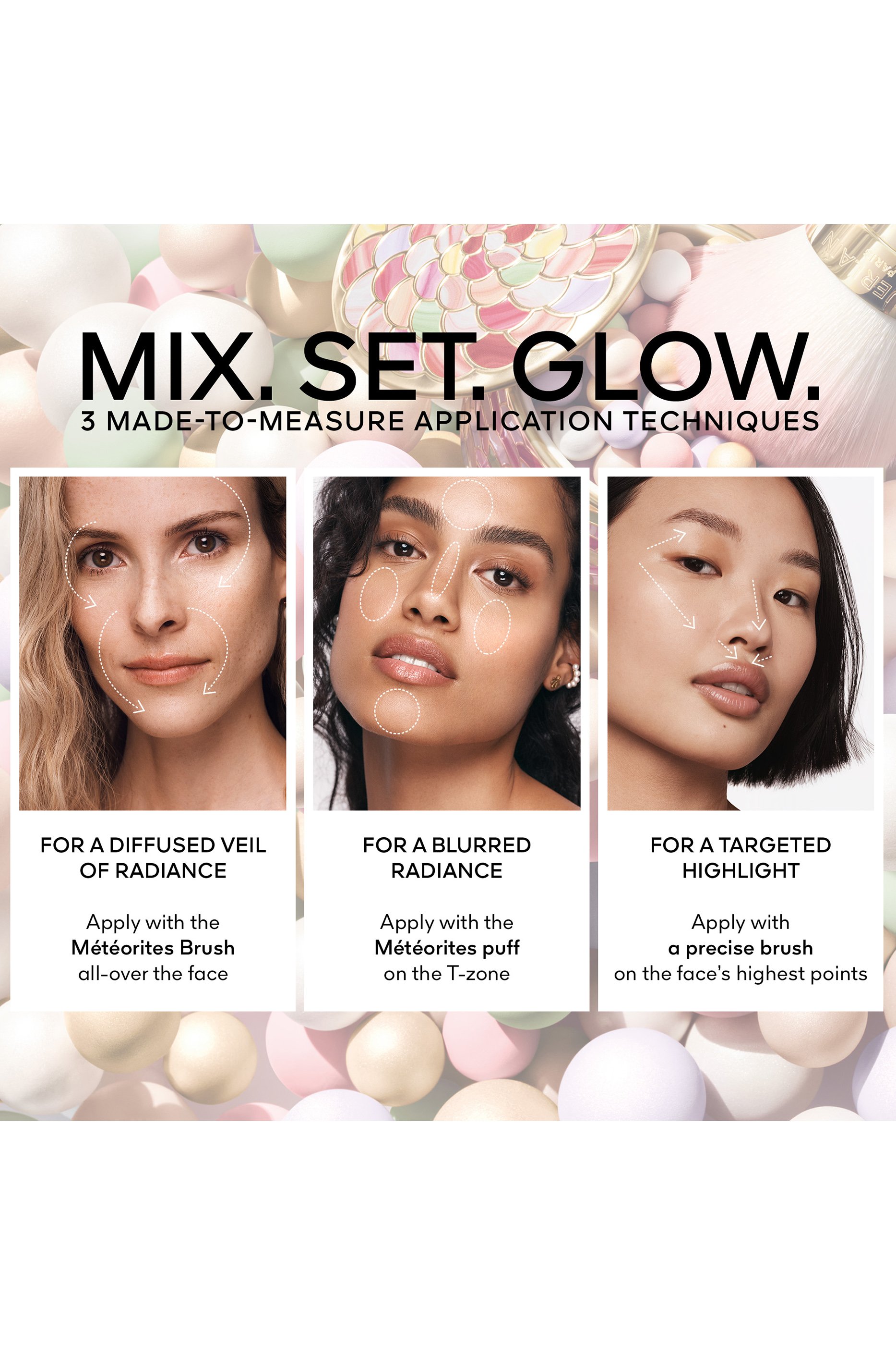 M&eacute;t&eacute;orites Setting & Finishing Pearls Of Powder