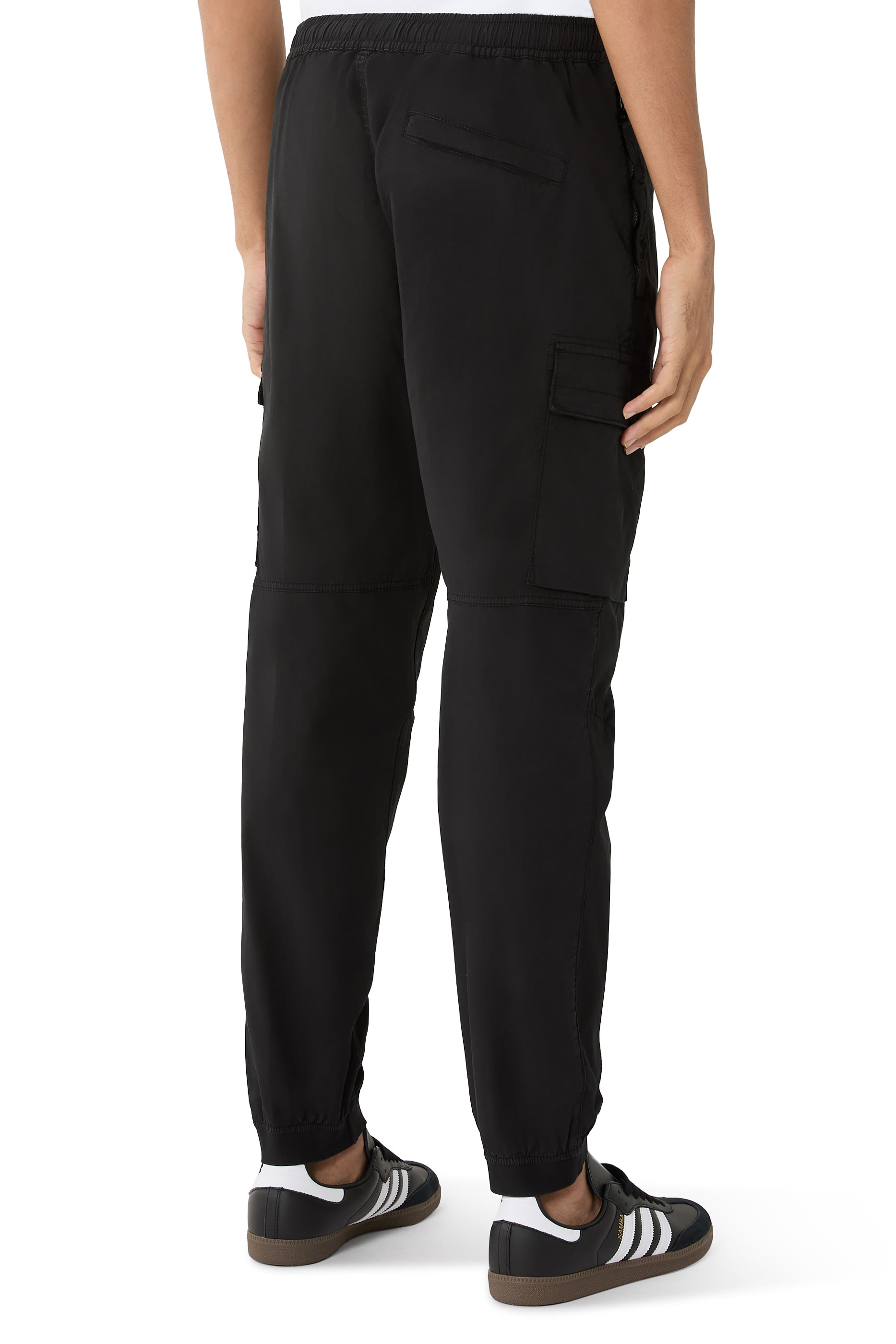 Regular-Tapered-Fit Cargo Trousers