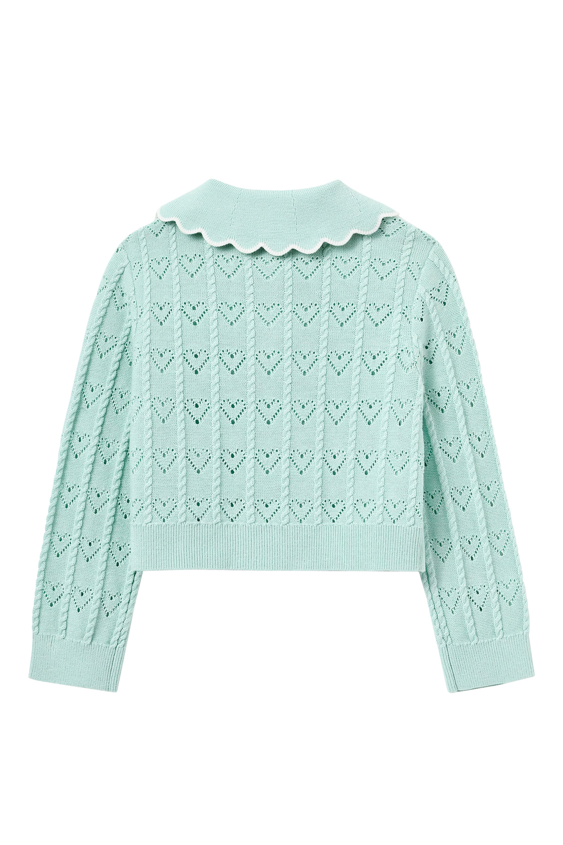 Kids Heart Knit Cardigan