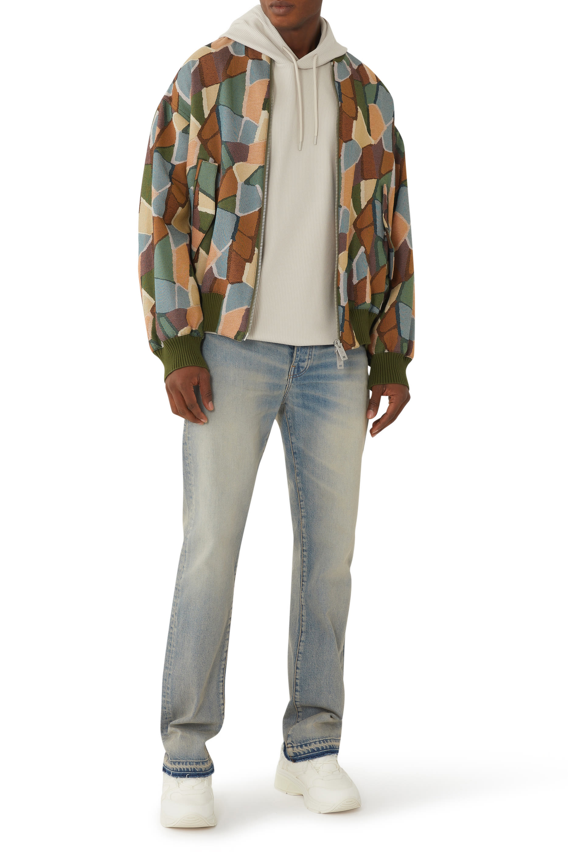 Micro Eagle Logo Hooded Sweatshirt