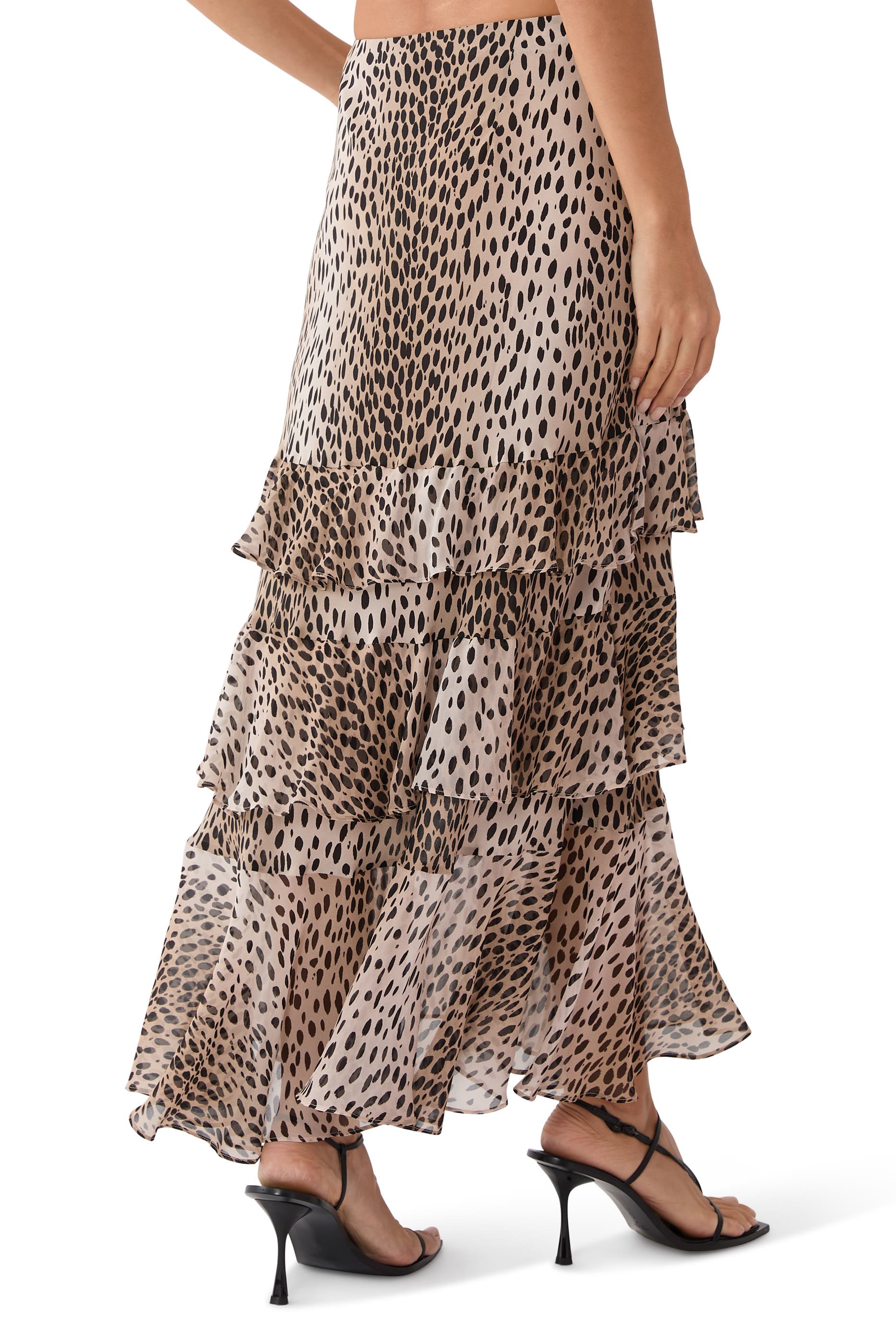 Preslee Silk Midi Skirt