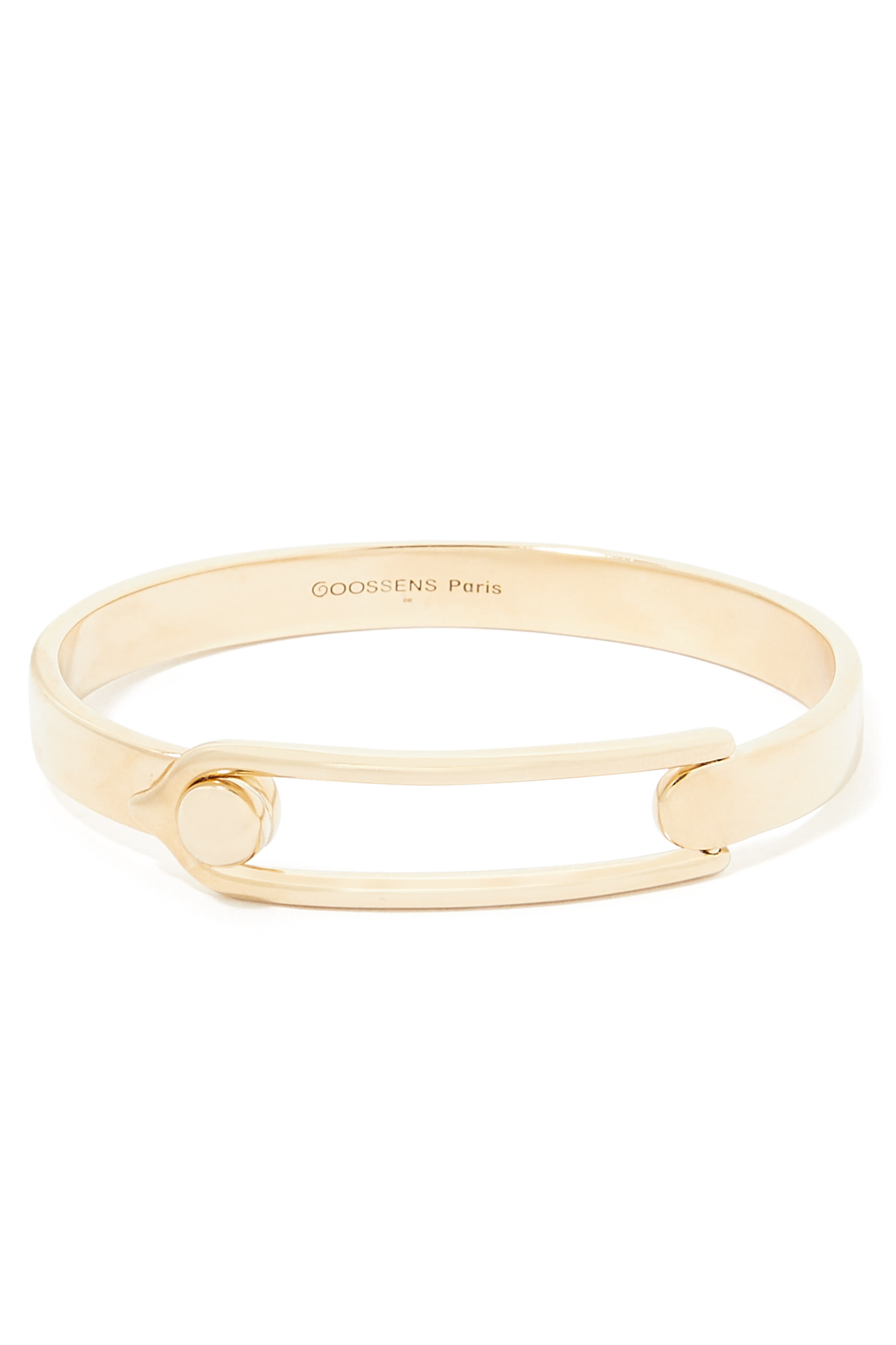 Boucle Bracelet, 24k Gold-Plated Brass