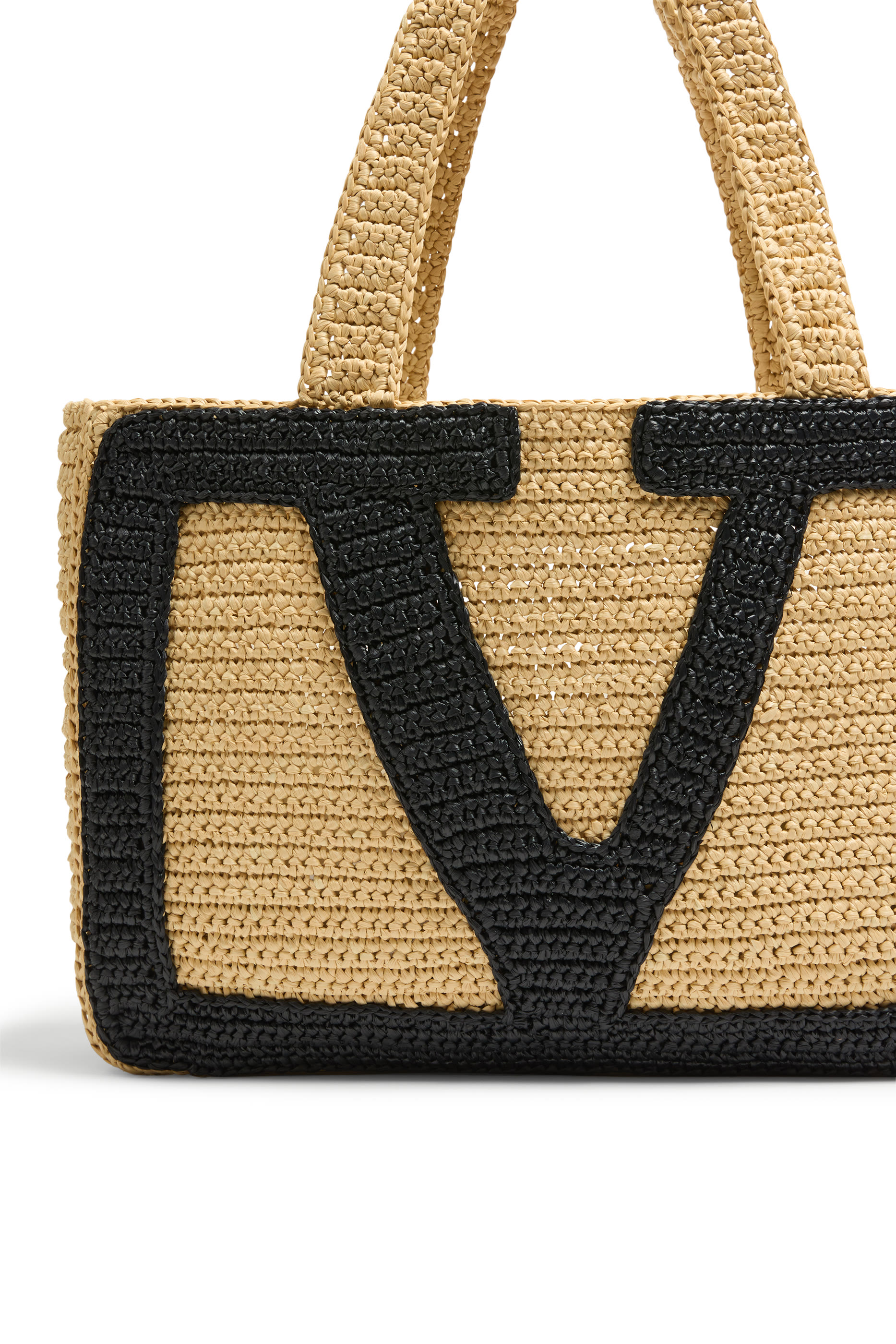 Viva Superstar Large Raffia Shopping Bag