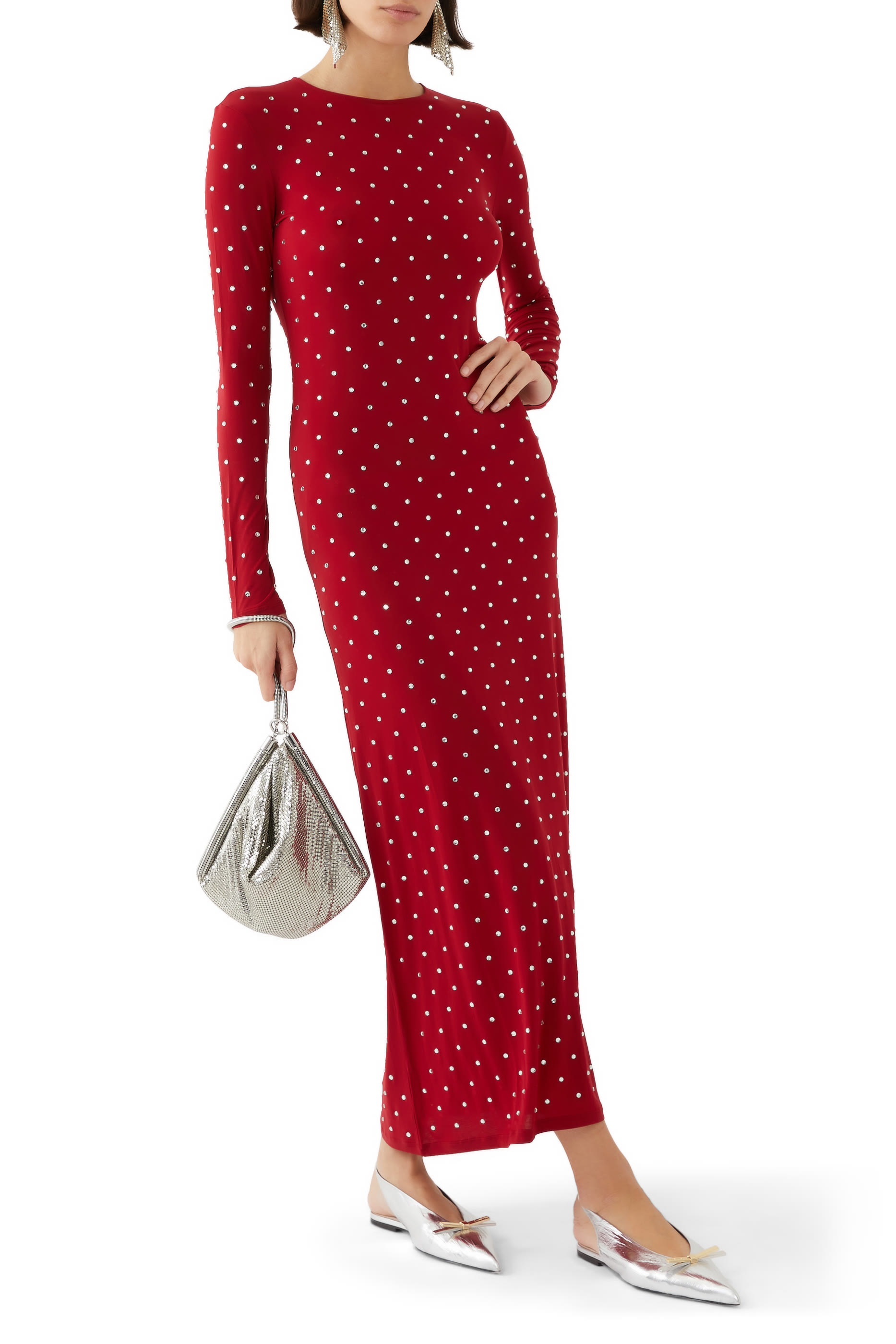 Crystal Jersey Maxi Dress