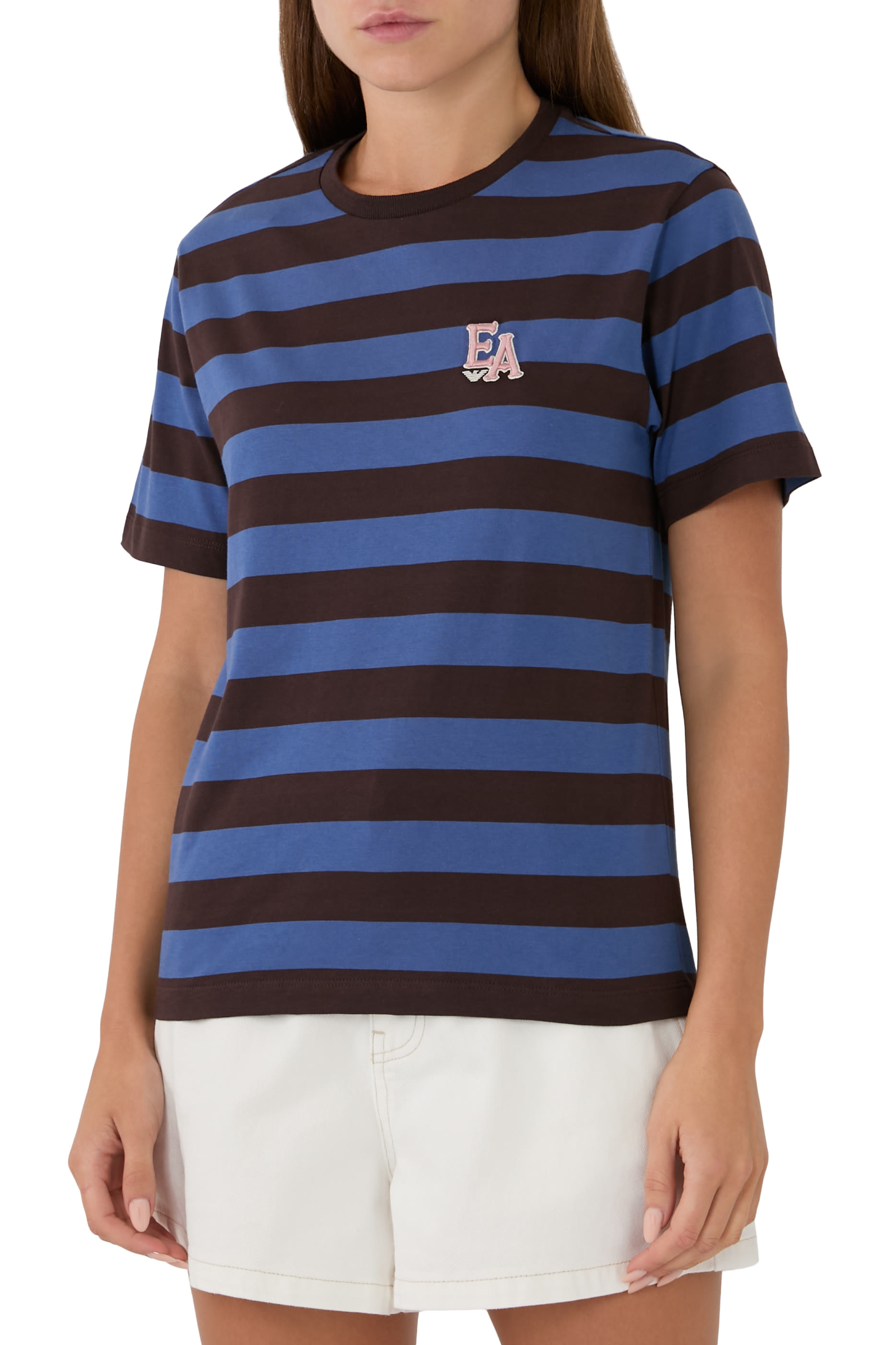 Jersey T-Shirt with Eagle Club Print