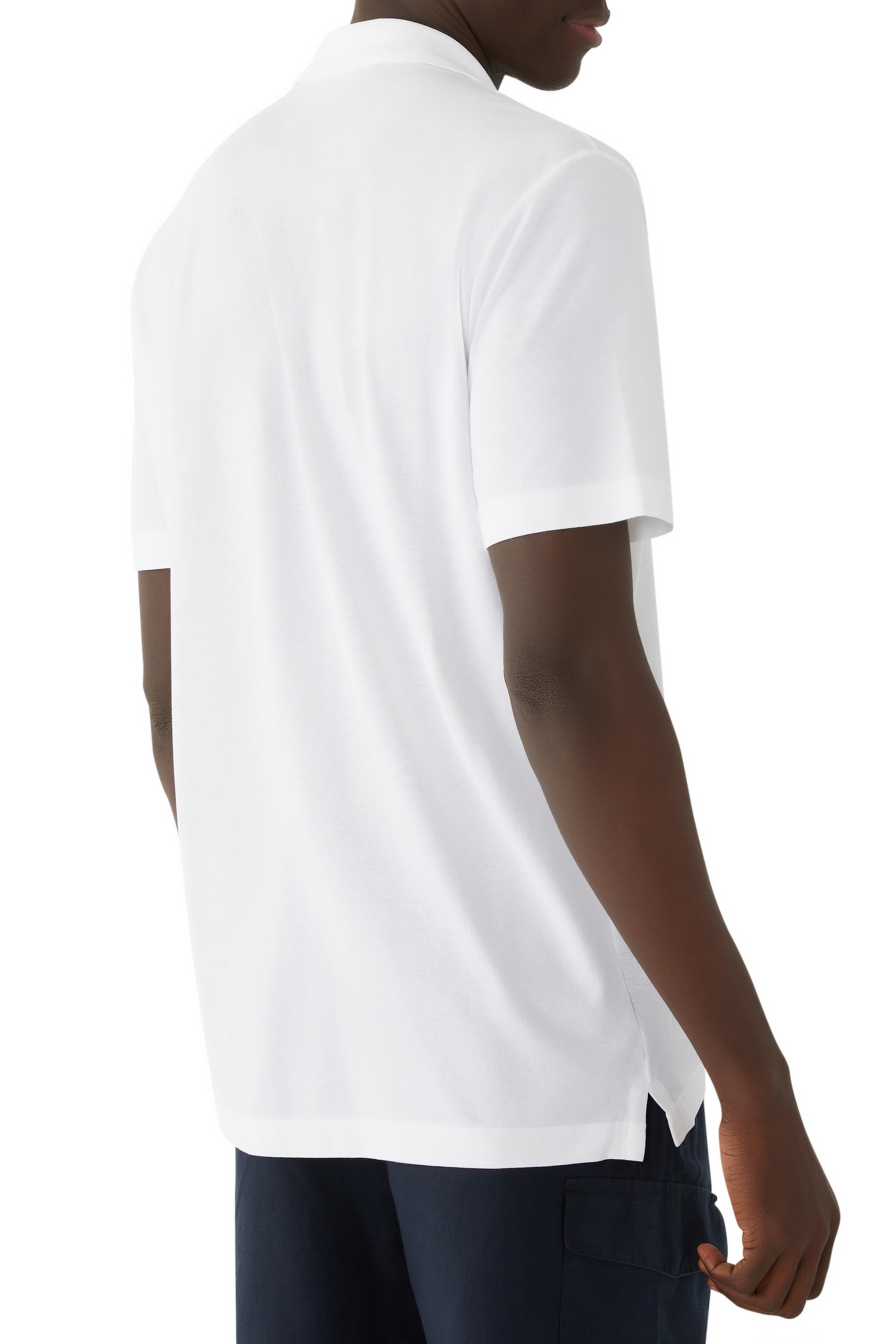 Slim-Fit Oragnic IceCotton Polo Shirt