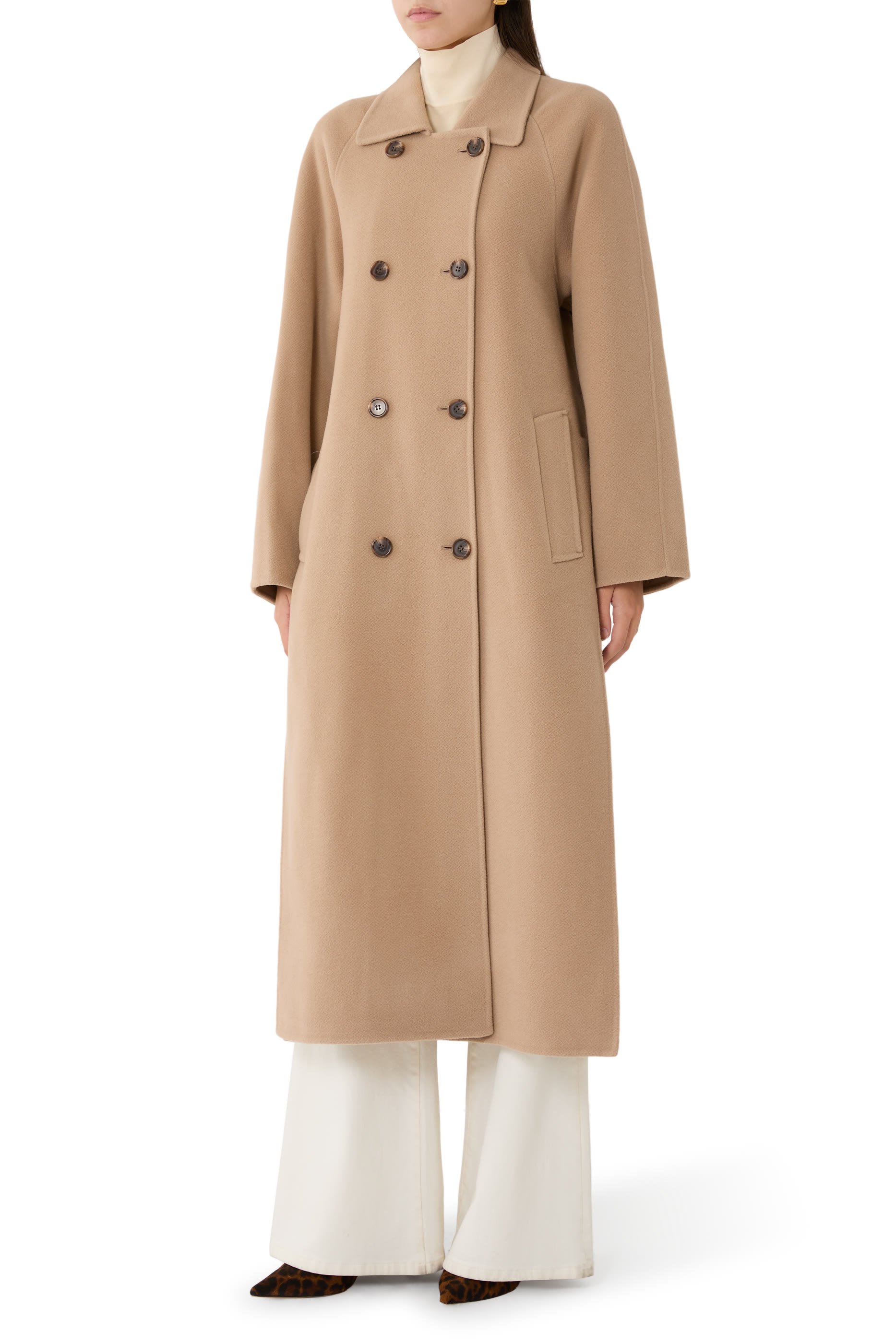 Long Double-Breasted Coat