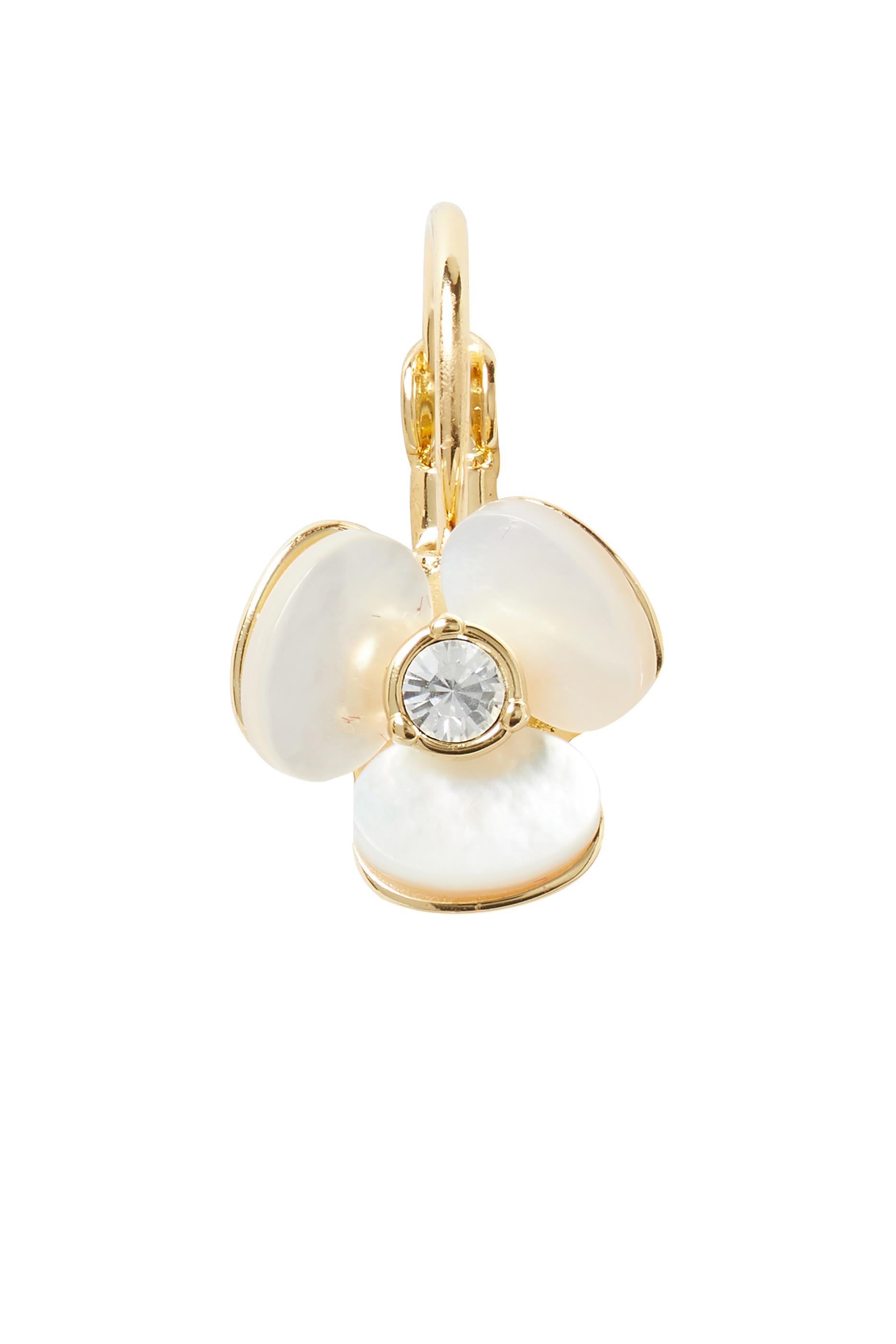 Disco Pansy Leverback Earring