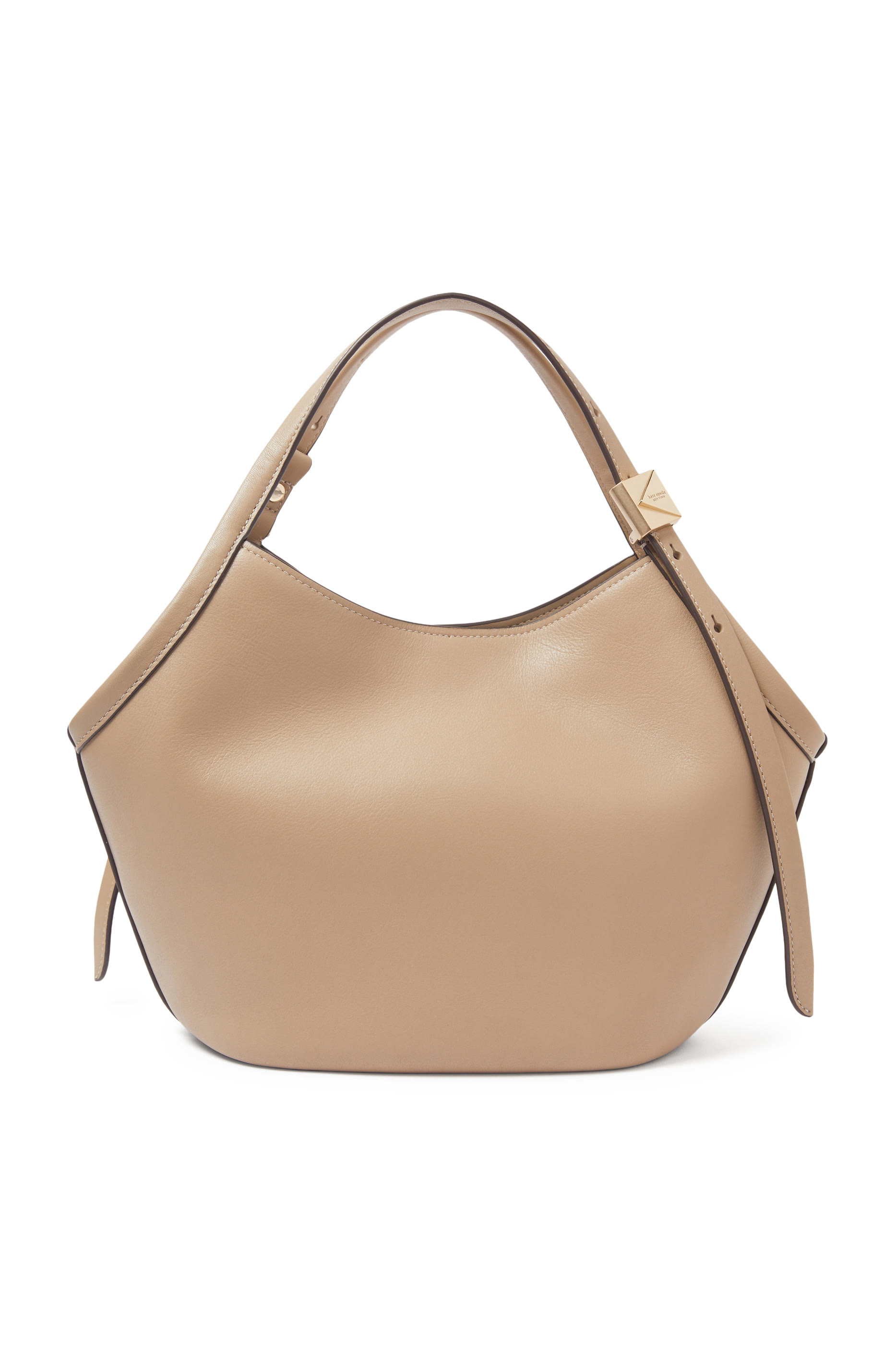 Deco Fine Grain Leather Small Tulip Tote