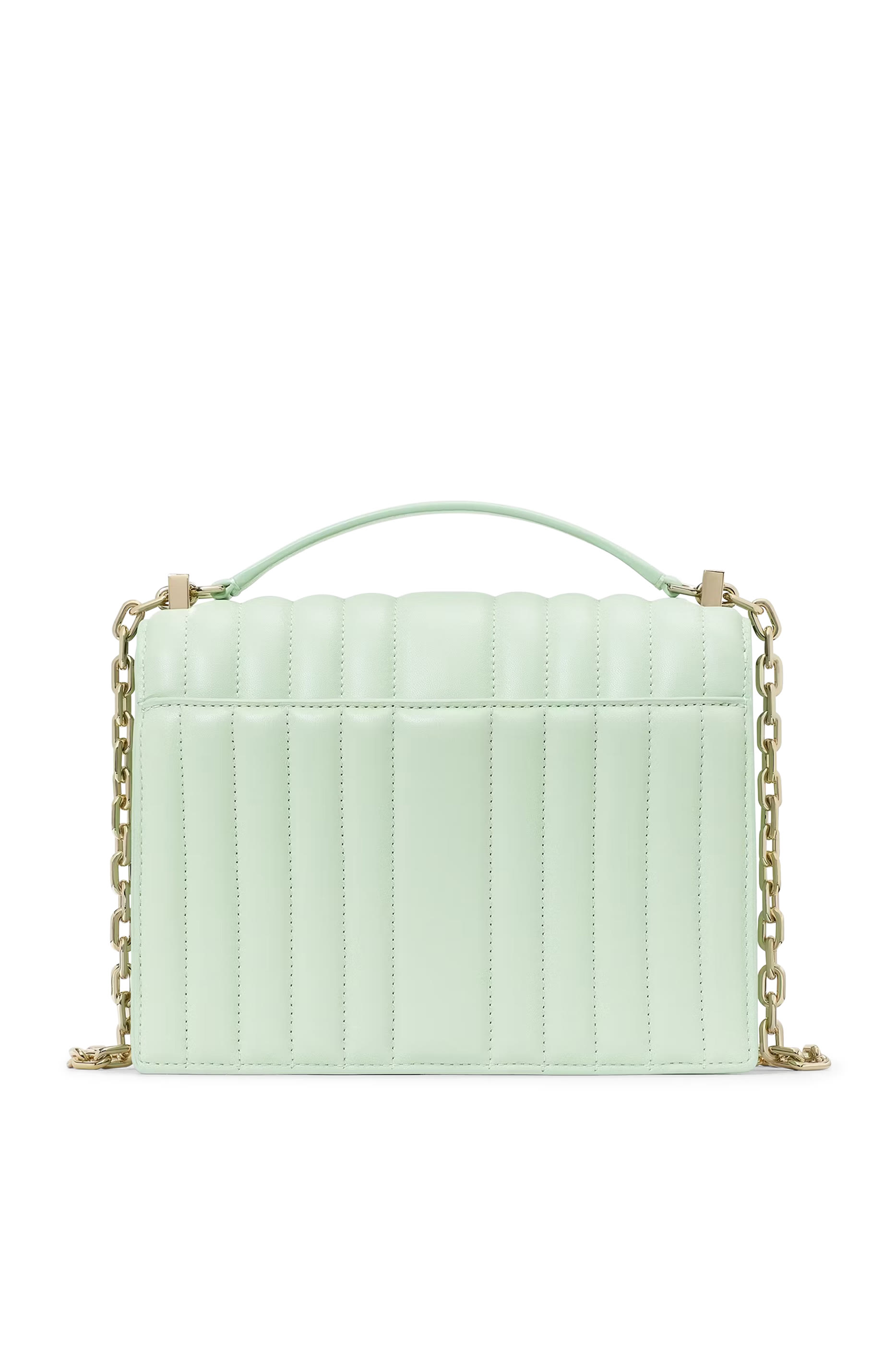Deco Quilted Chain Shoulder Bag