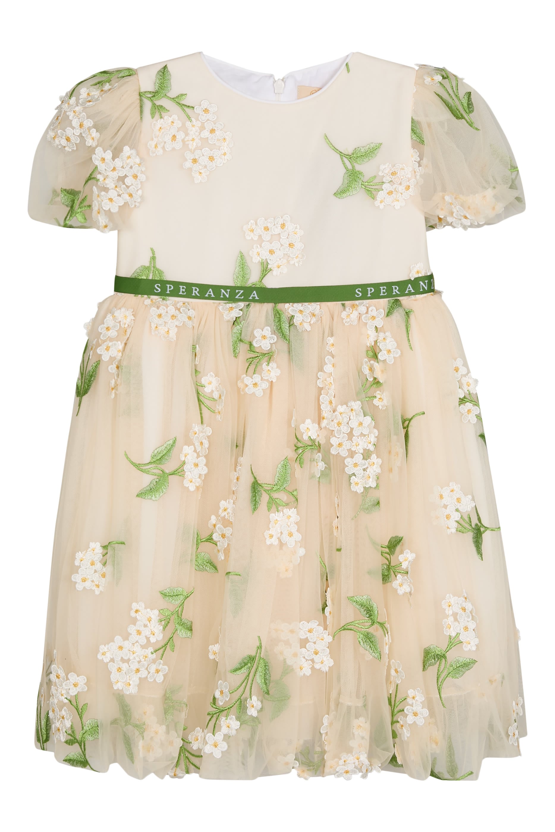 Kids  Floral Tulle Dress