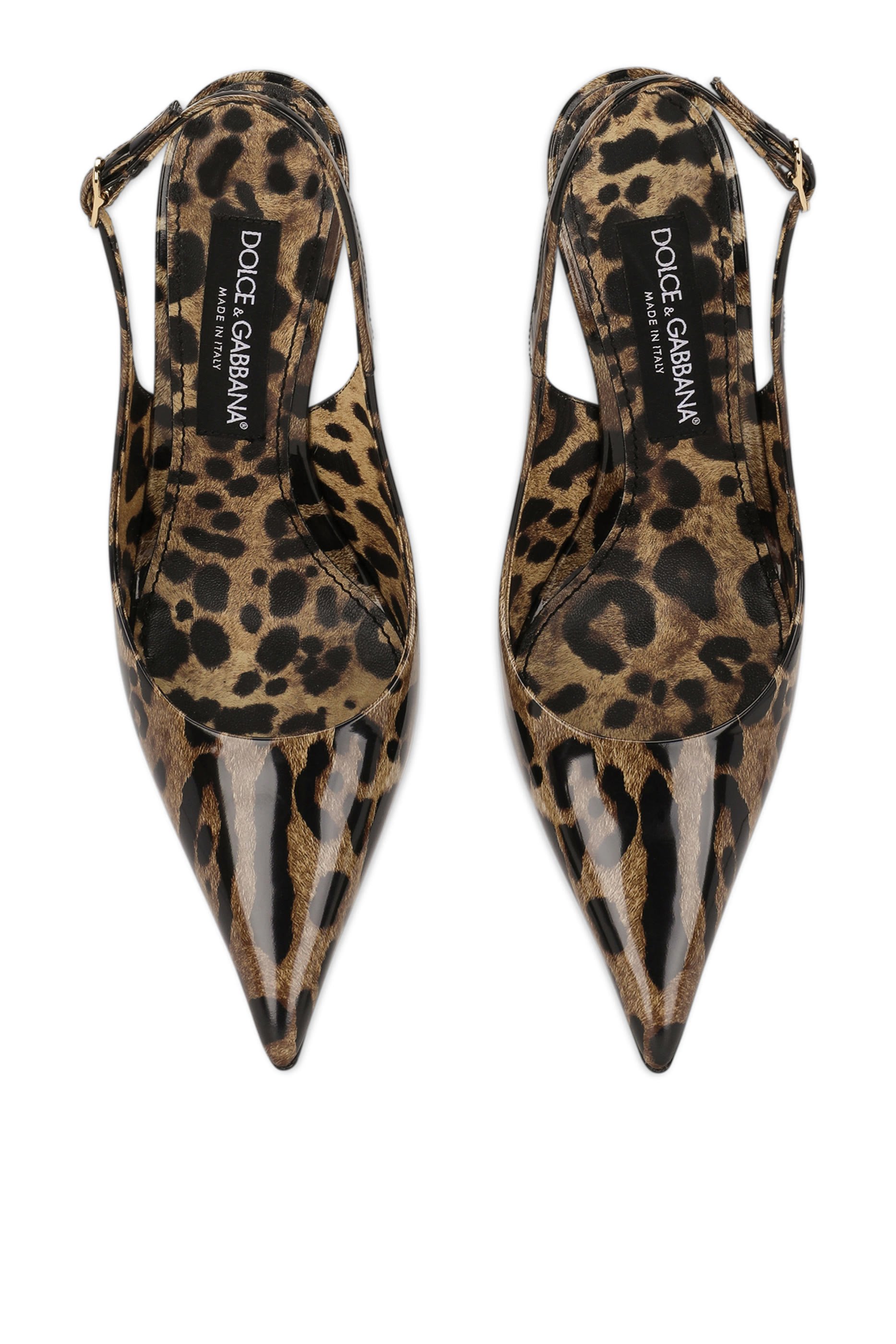 Kim 100 Polished Slingback Pumps