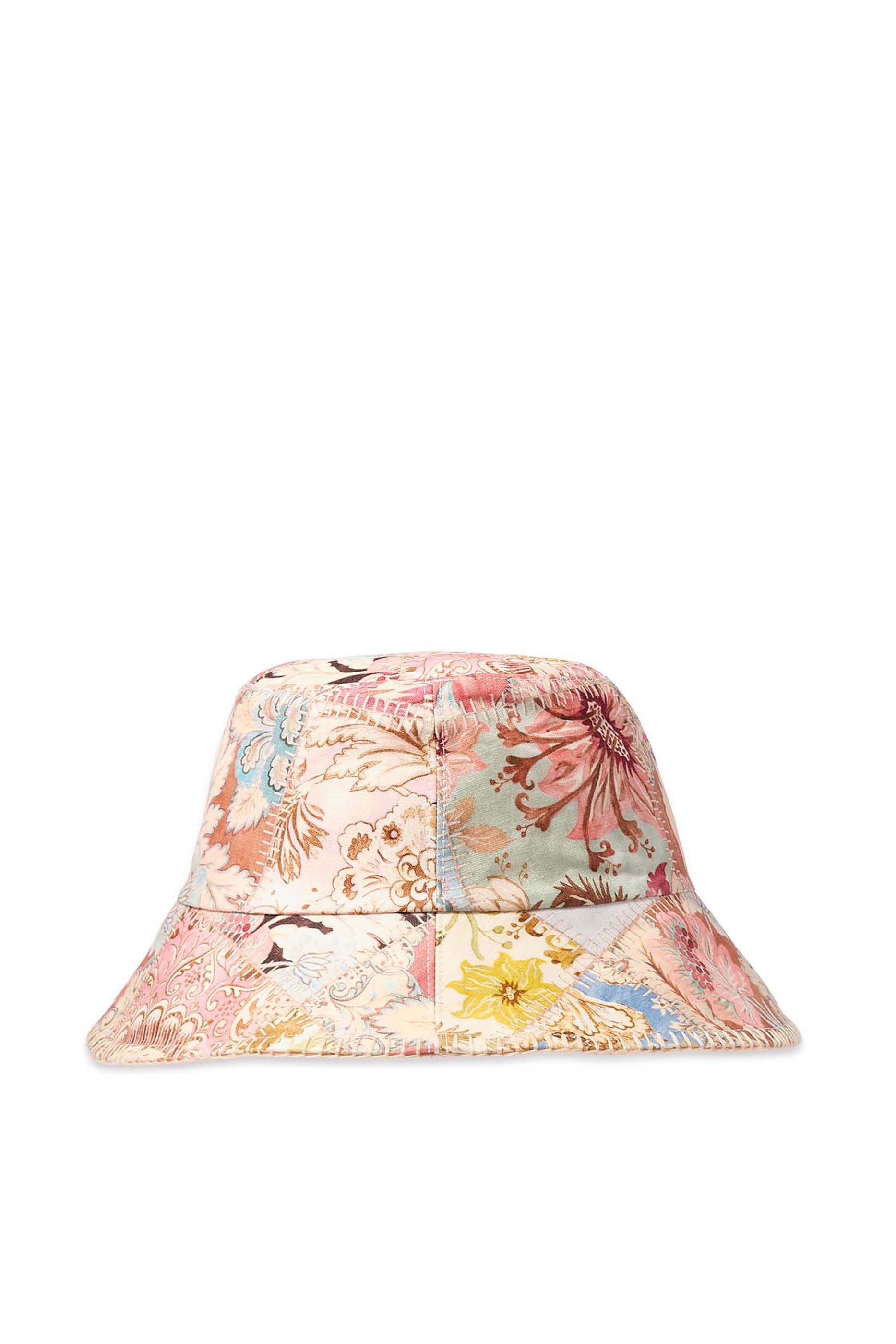 Printed Canvas Bucket Hat 