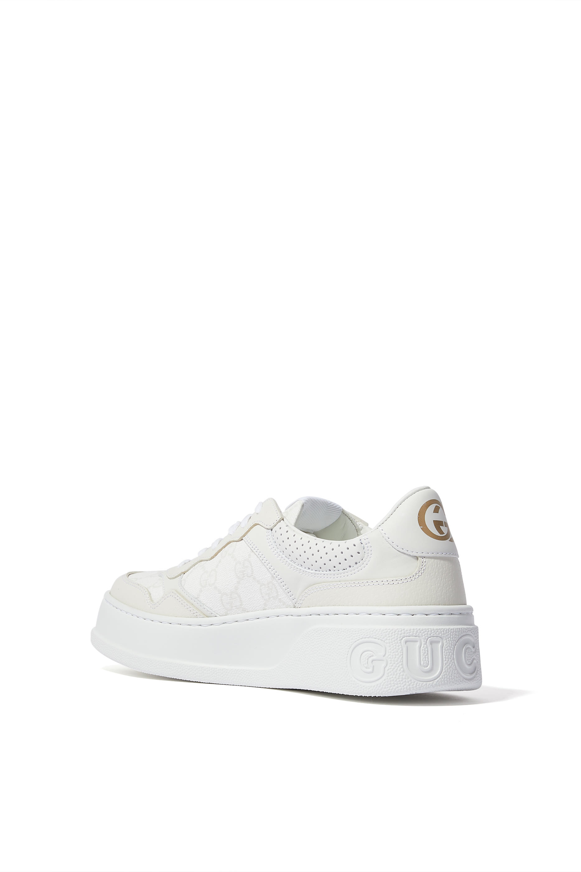 GG Canvas & Leather Sneakers