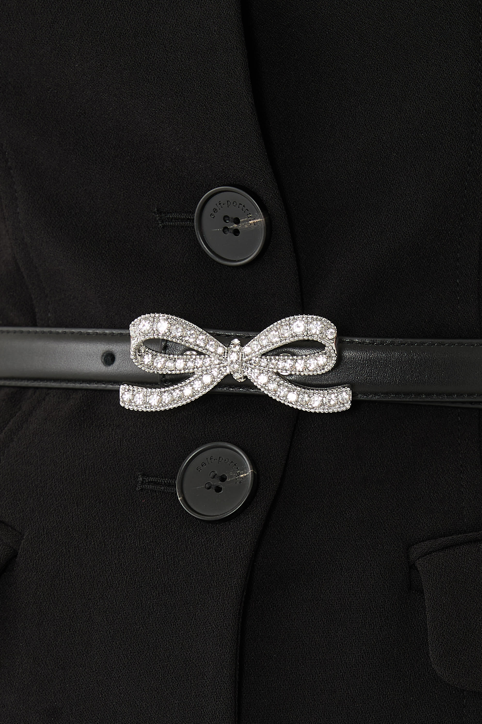 Tailored Contrast Chiffon Midi Dress