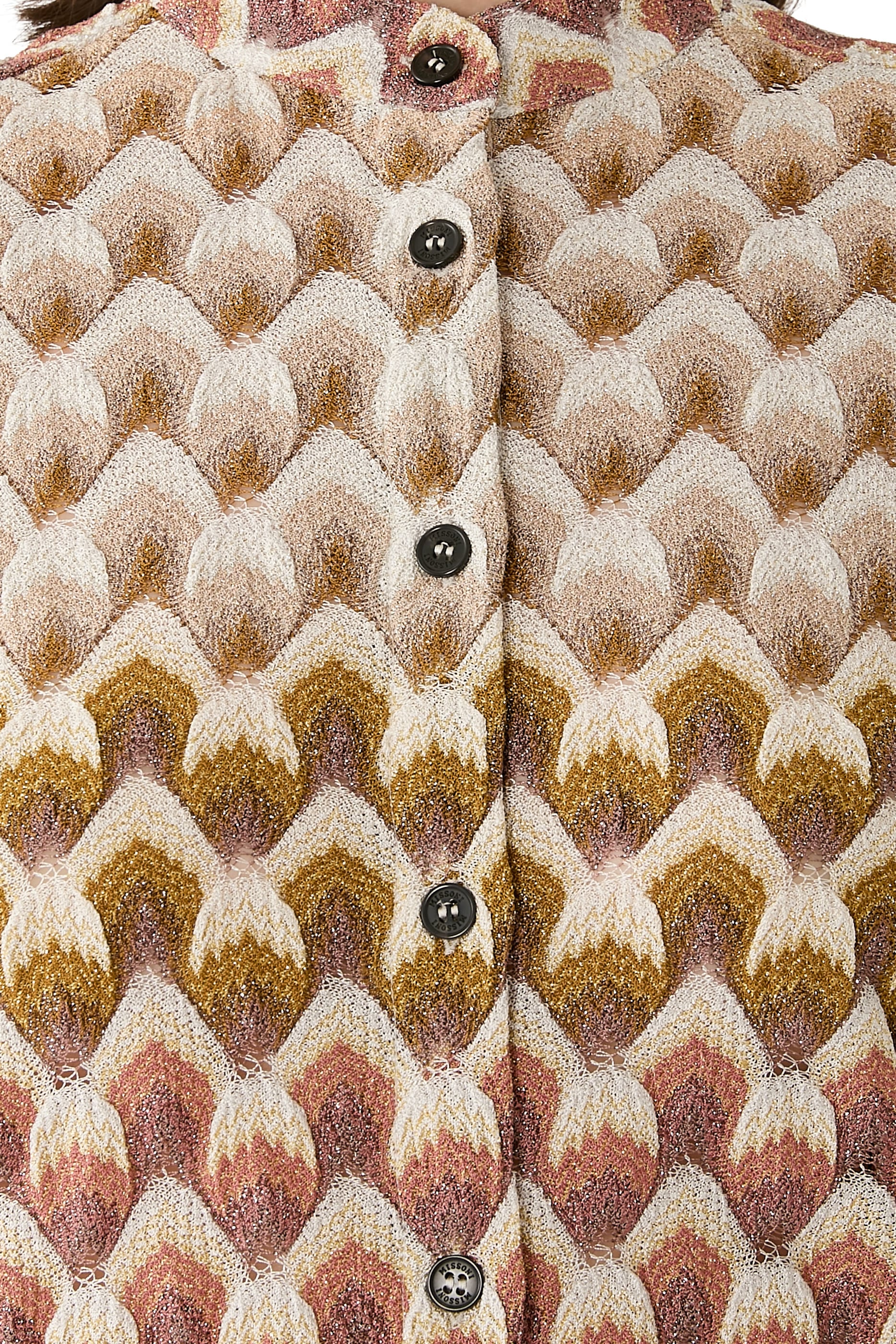 Laced Raschel Long Sleeves Shirt
