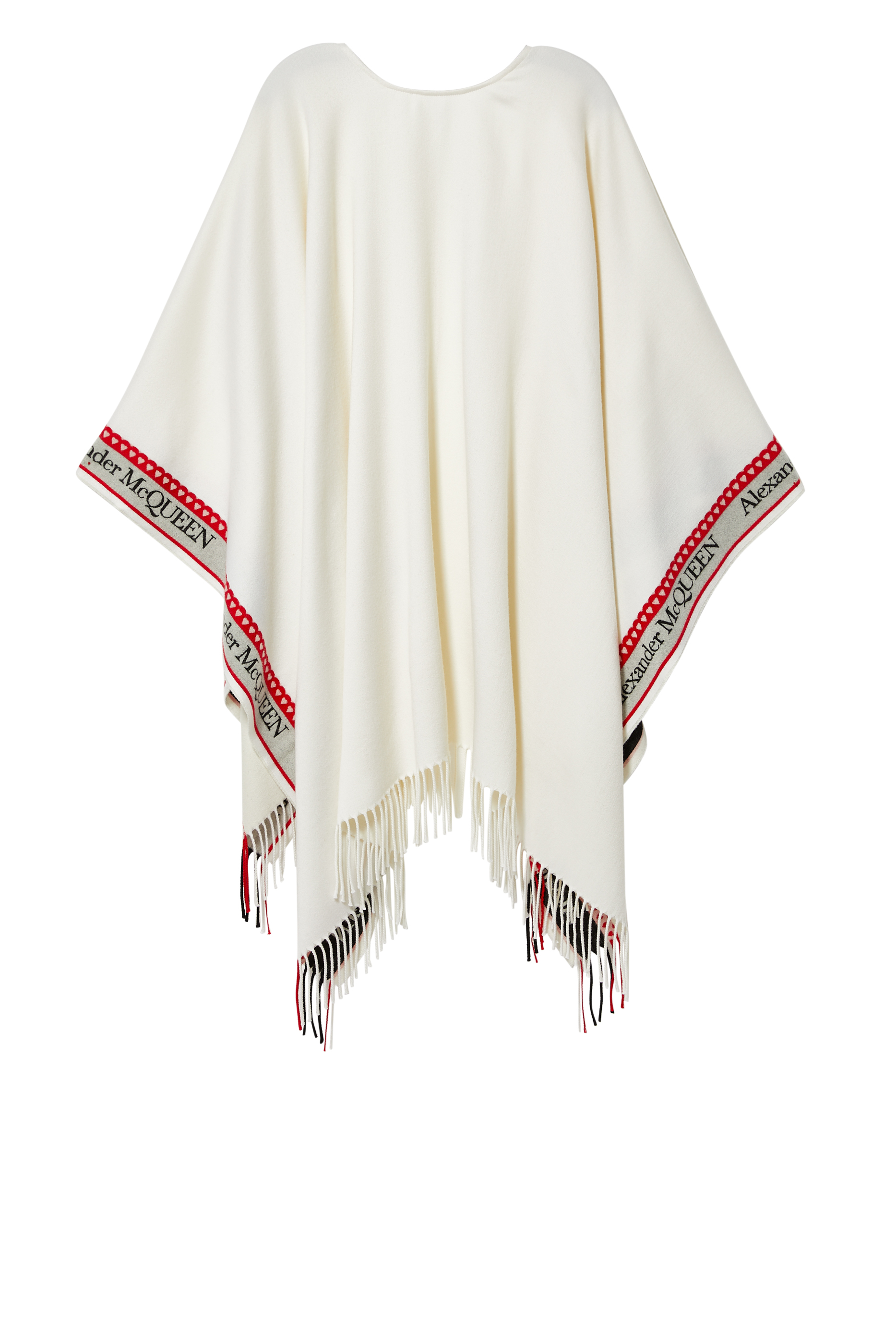 Heart Wool and Cashmere Poncho