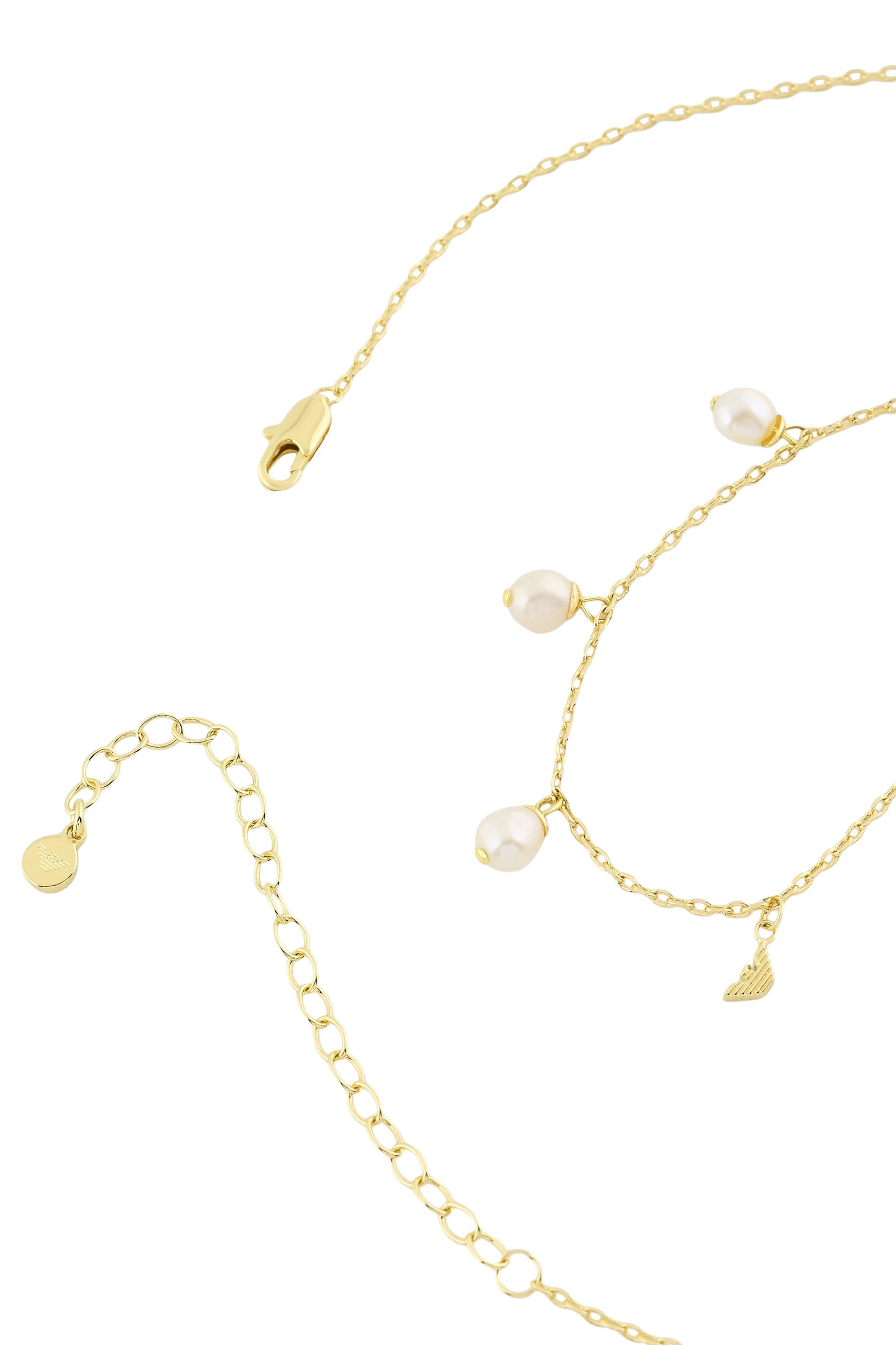 Station Necklace, Brass