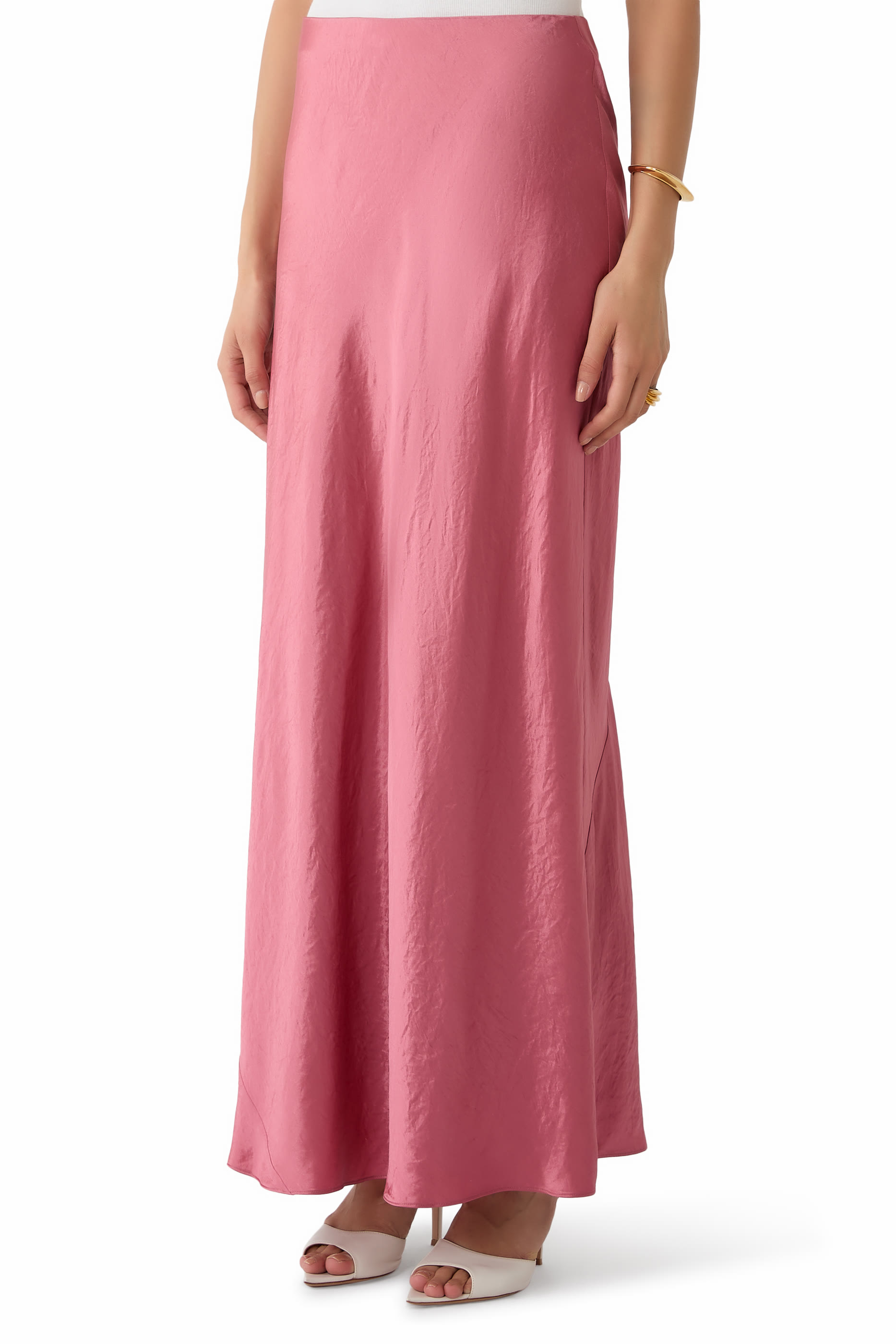 Satin Maxi Skirt