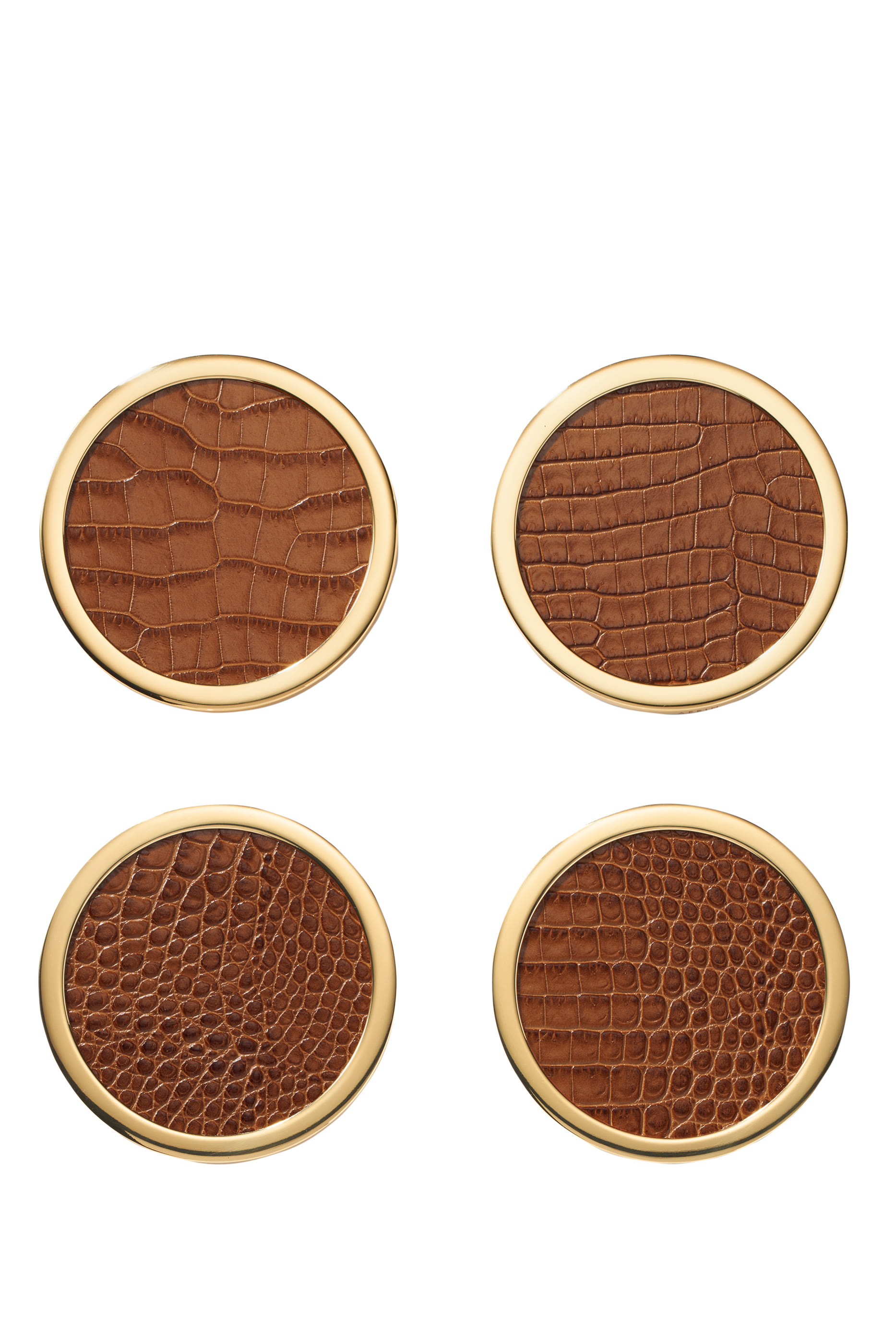 Classic Croc Leather Coasters