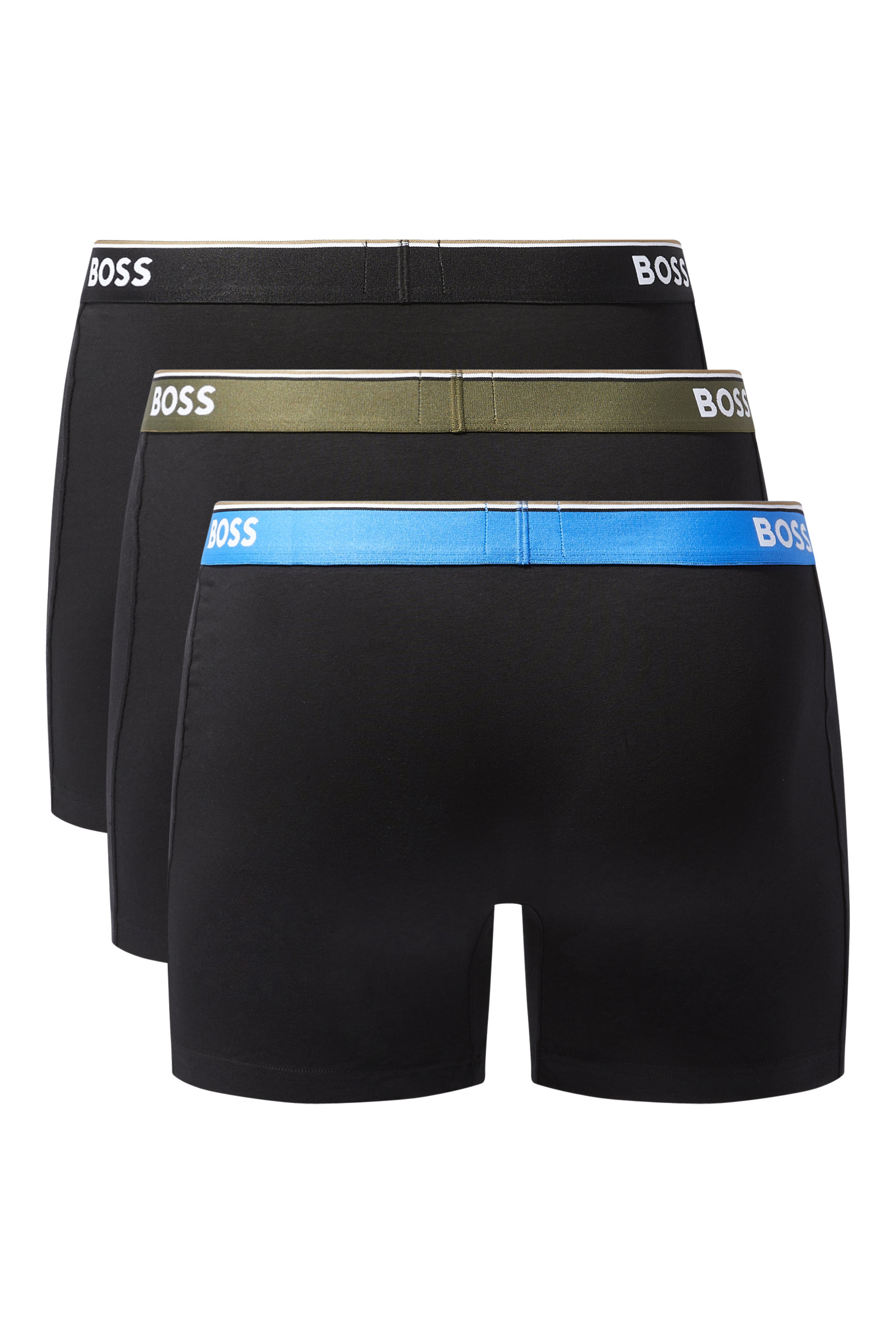 Logo Cotton Boxer Briefs, Pack Of 3