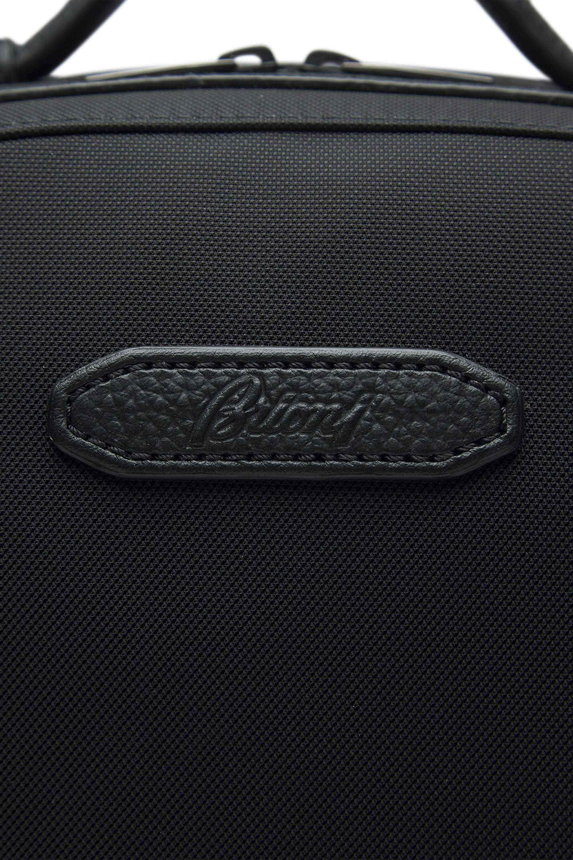 Nylon & Grained Leather Backpack