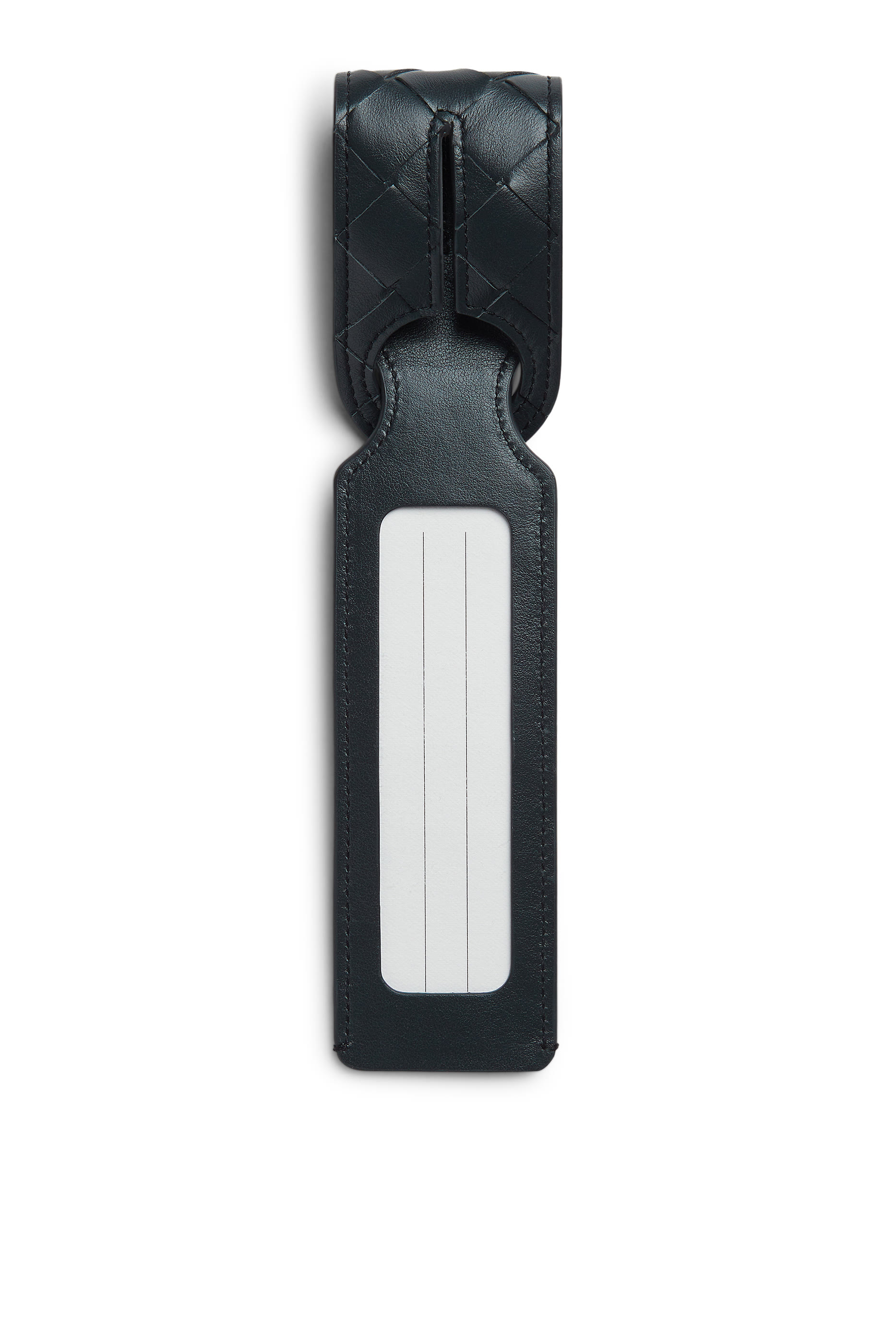 Intrecciato Long Tag Holder