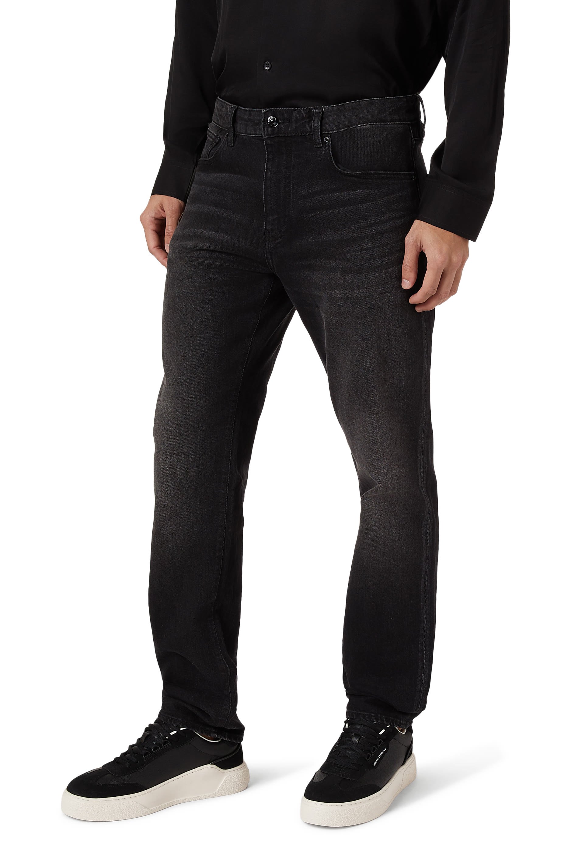 Logo Technical Fabric Sneakers