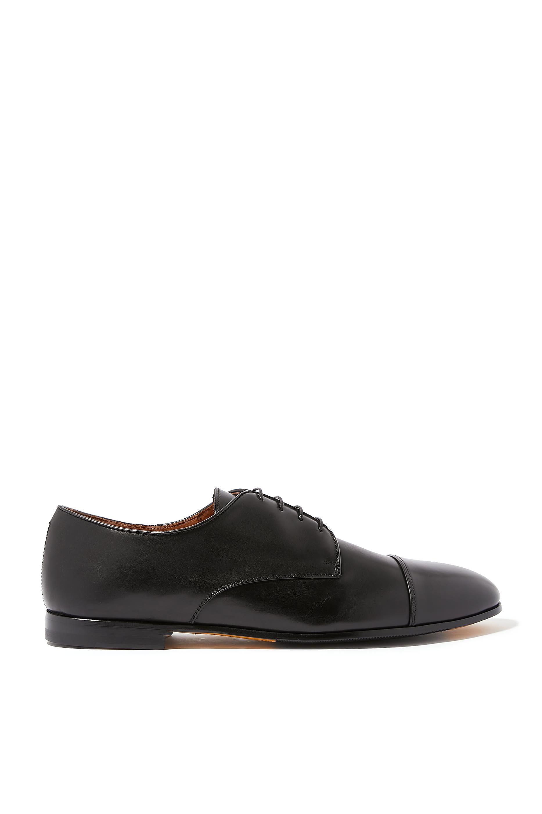 Pana Leather Derby Toe Cap Shoes
