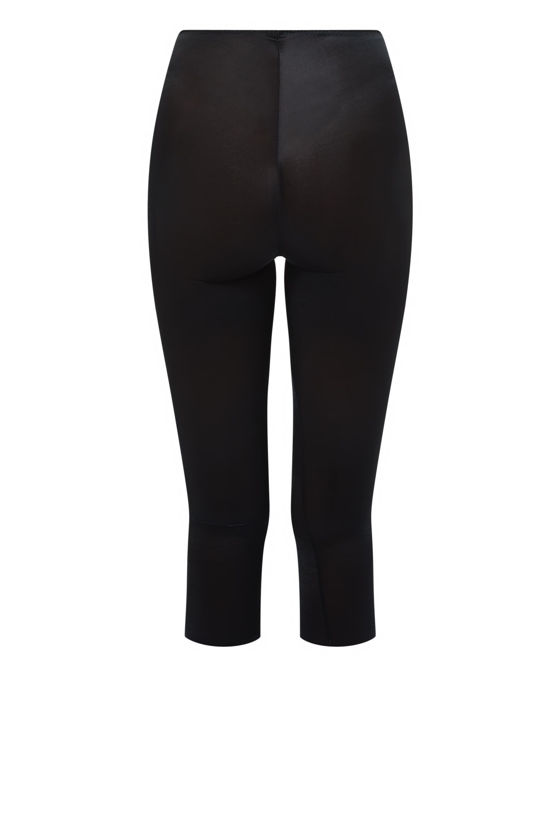 High Waist Sheer Capri