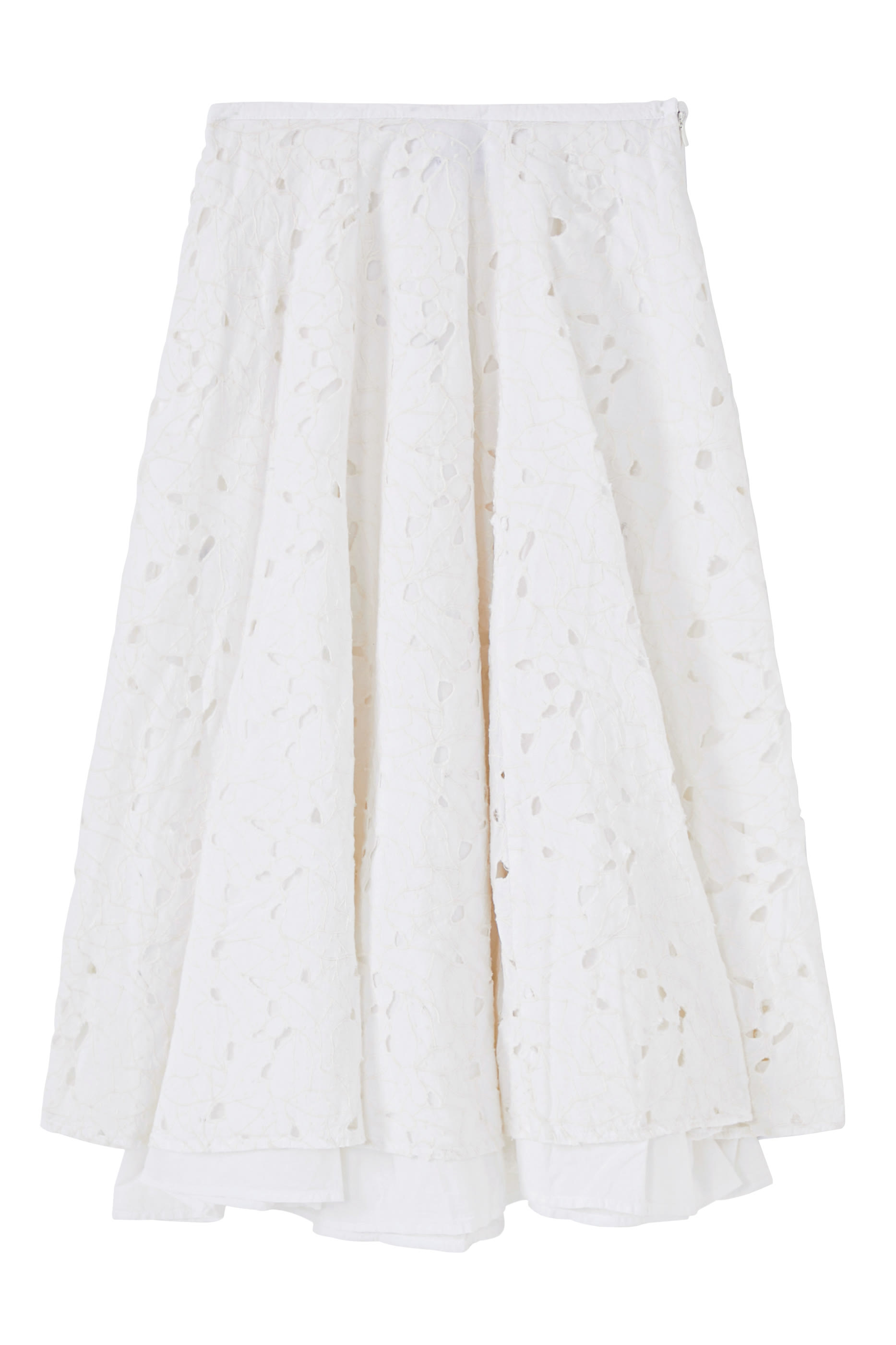 Broderie Midi Skirt