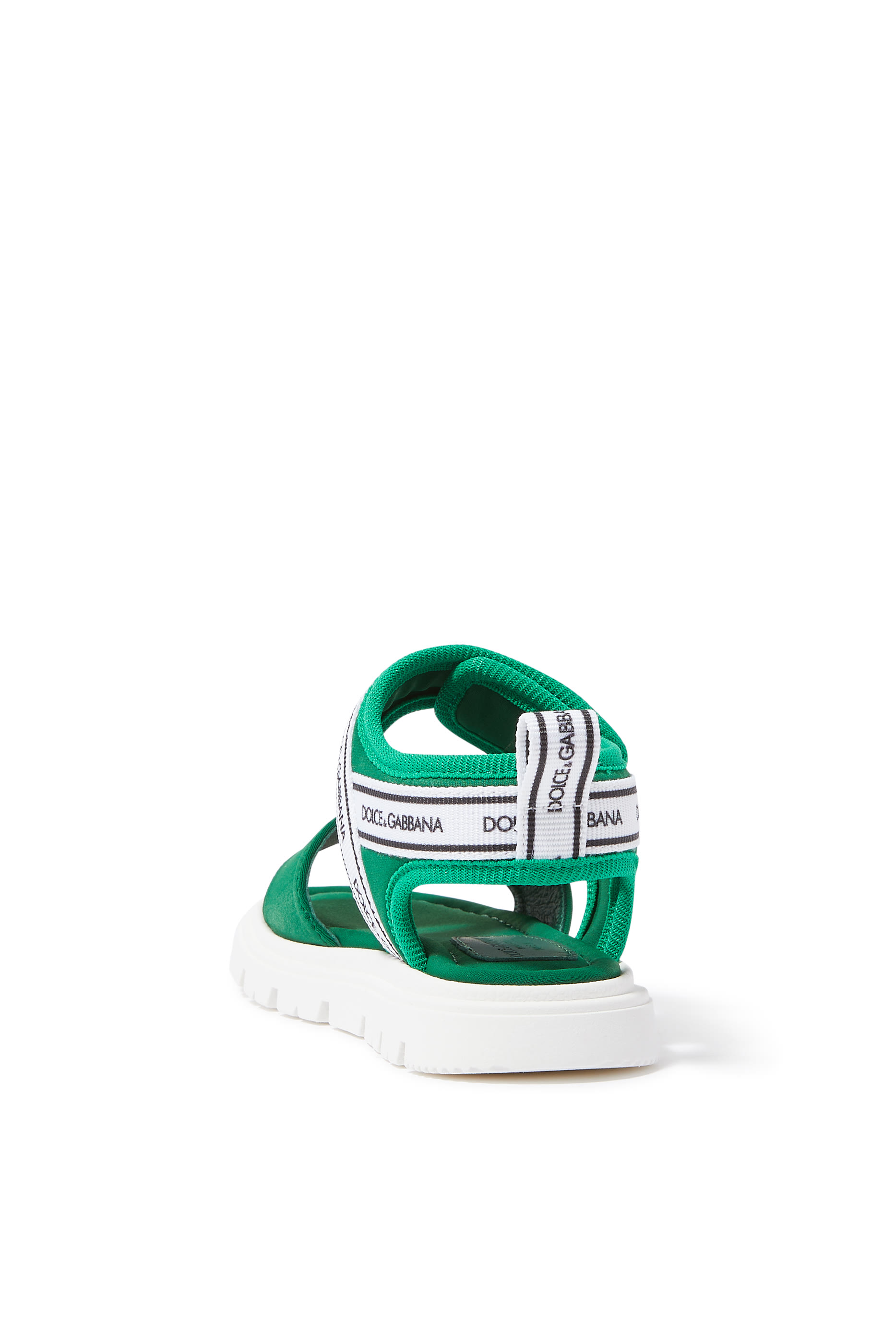 Kids Rubberized 3D Logo-Print Sandals