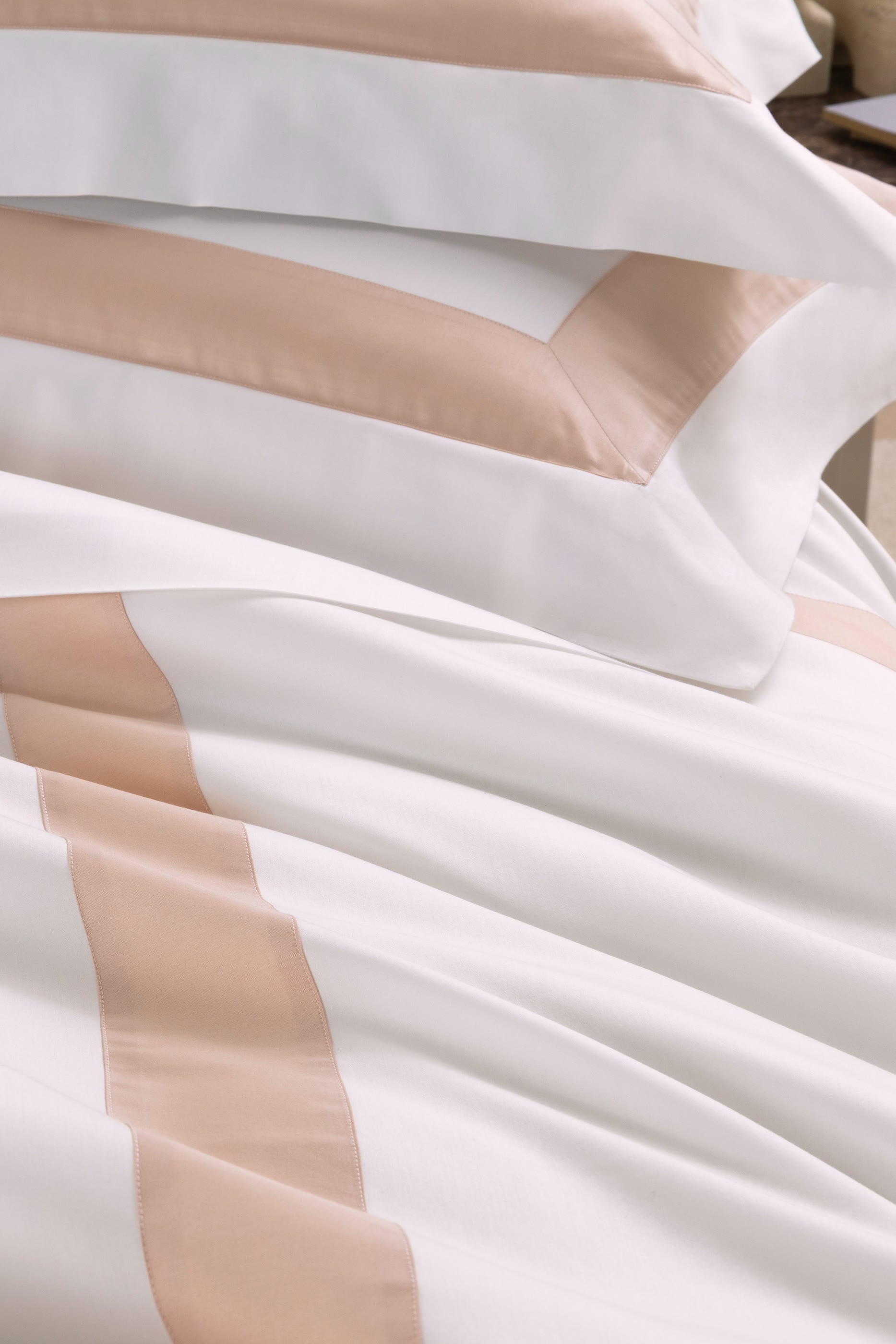 Sateen Breeze Border Duvet Cover