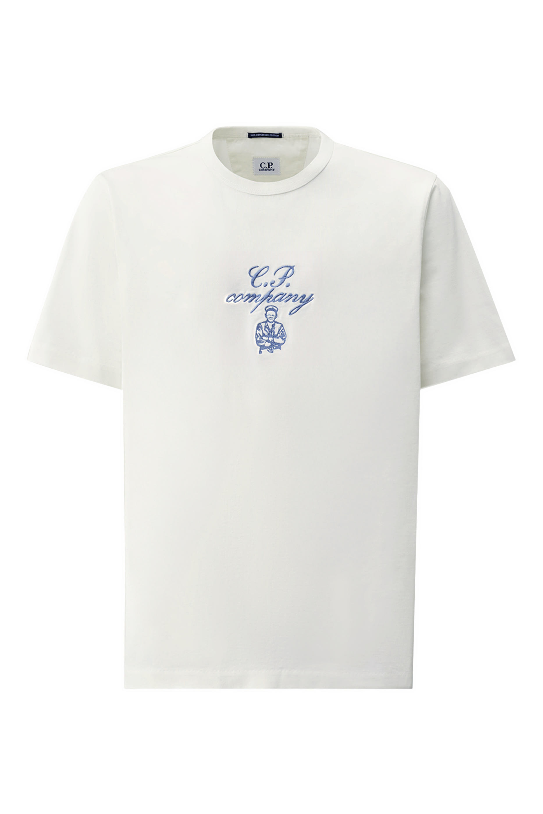 30/2 Mercerized Jersey Twisted Embroidery T-Shirt