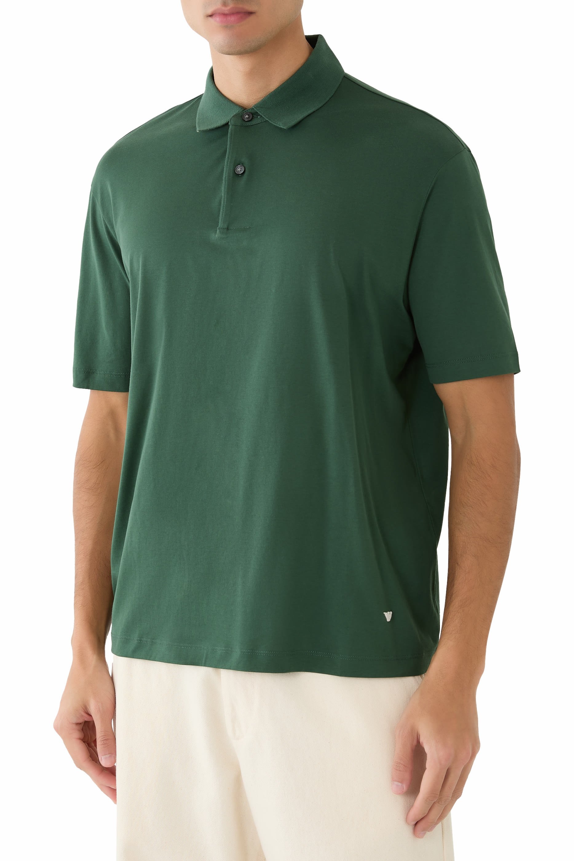 Micro Eagle Logo Polo Shirt